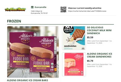 Cox Farms Market Weekly Ad September 1 - 15, 2026