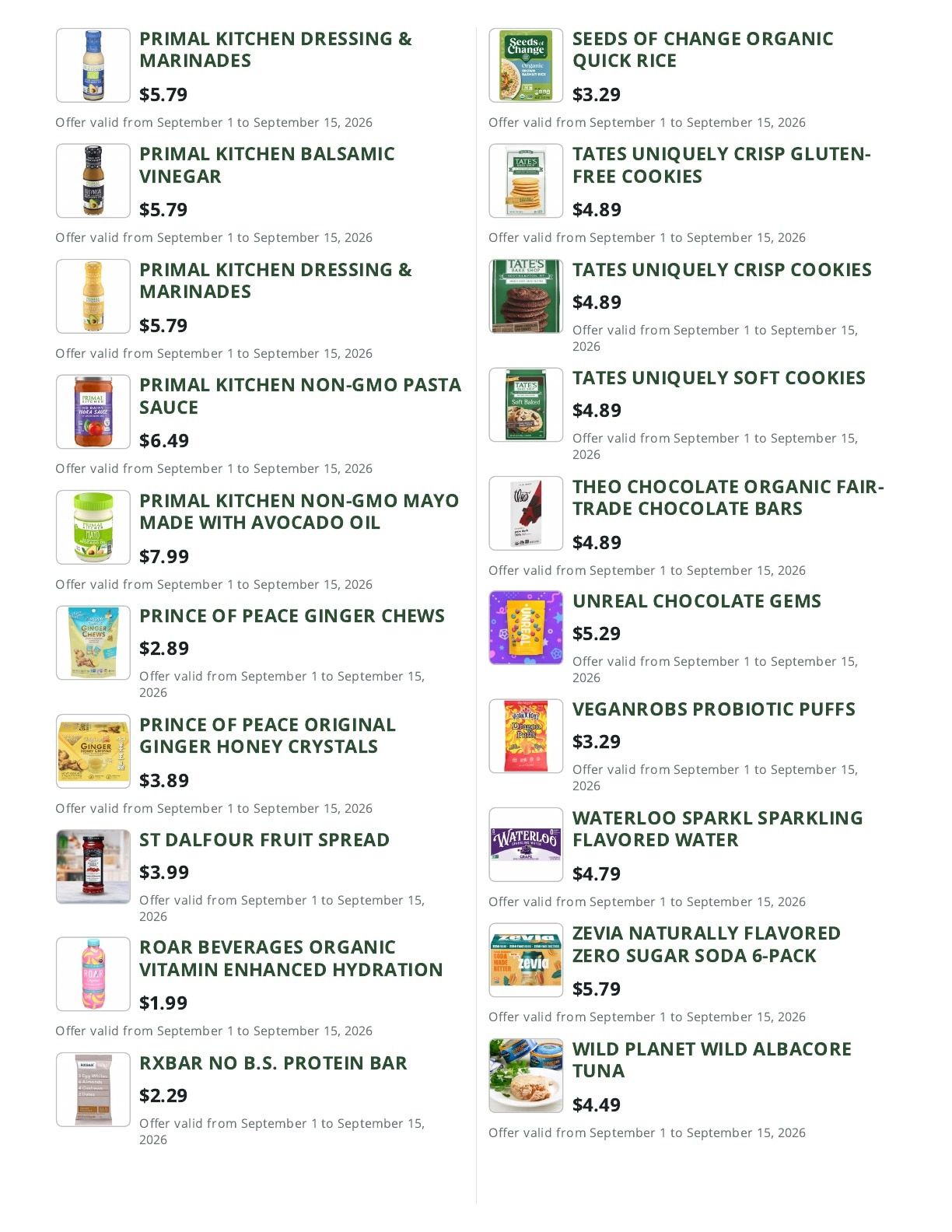 Cox Farms Market Weekly Ad September 1 - 15, 2026