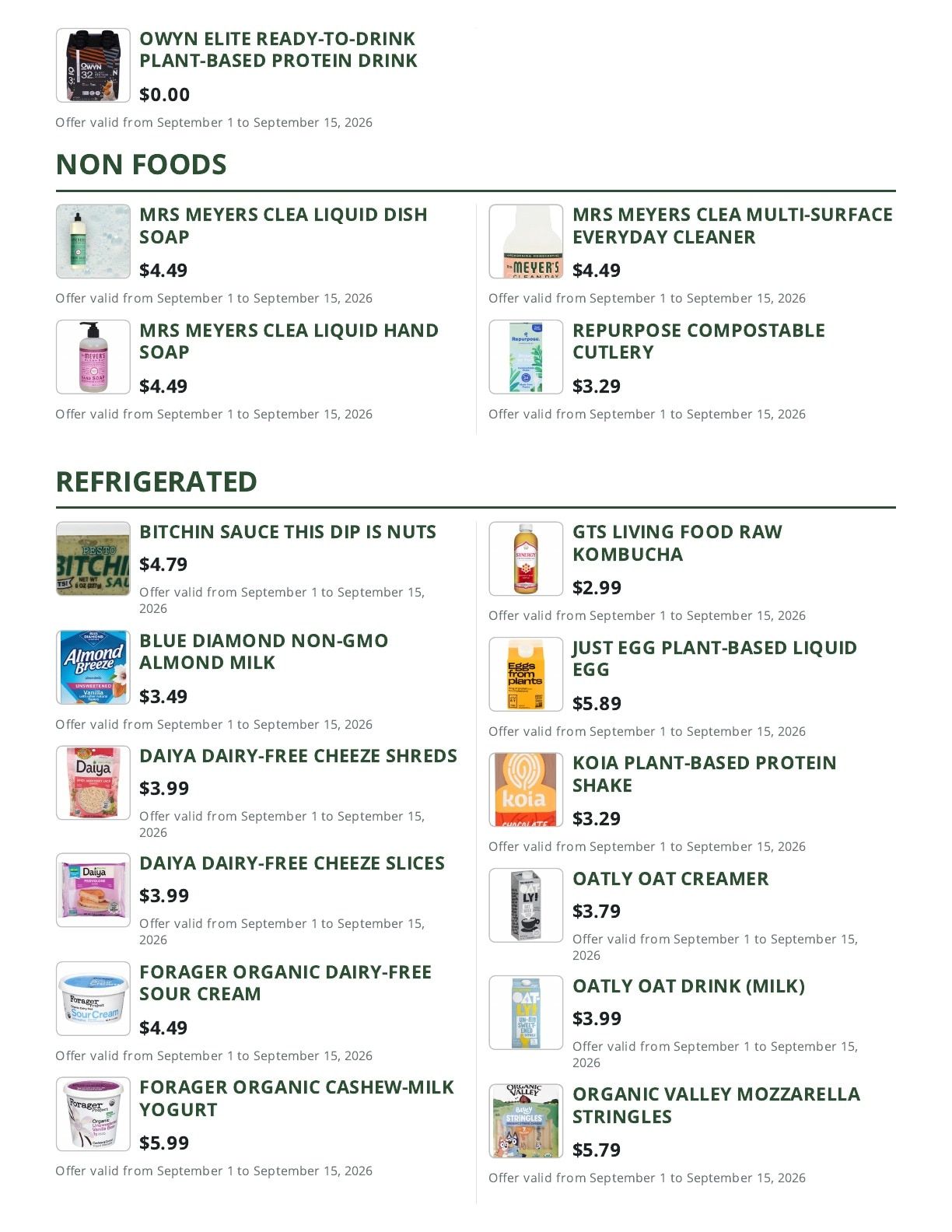 Cox Farms Market Weekly Ad September 1 - 15, 2026