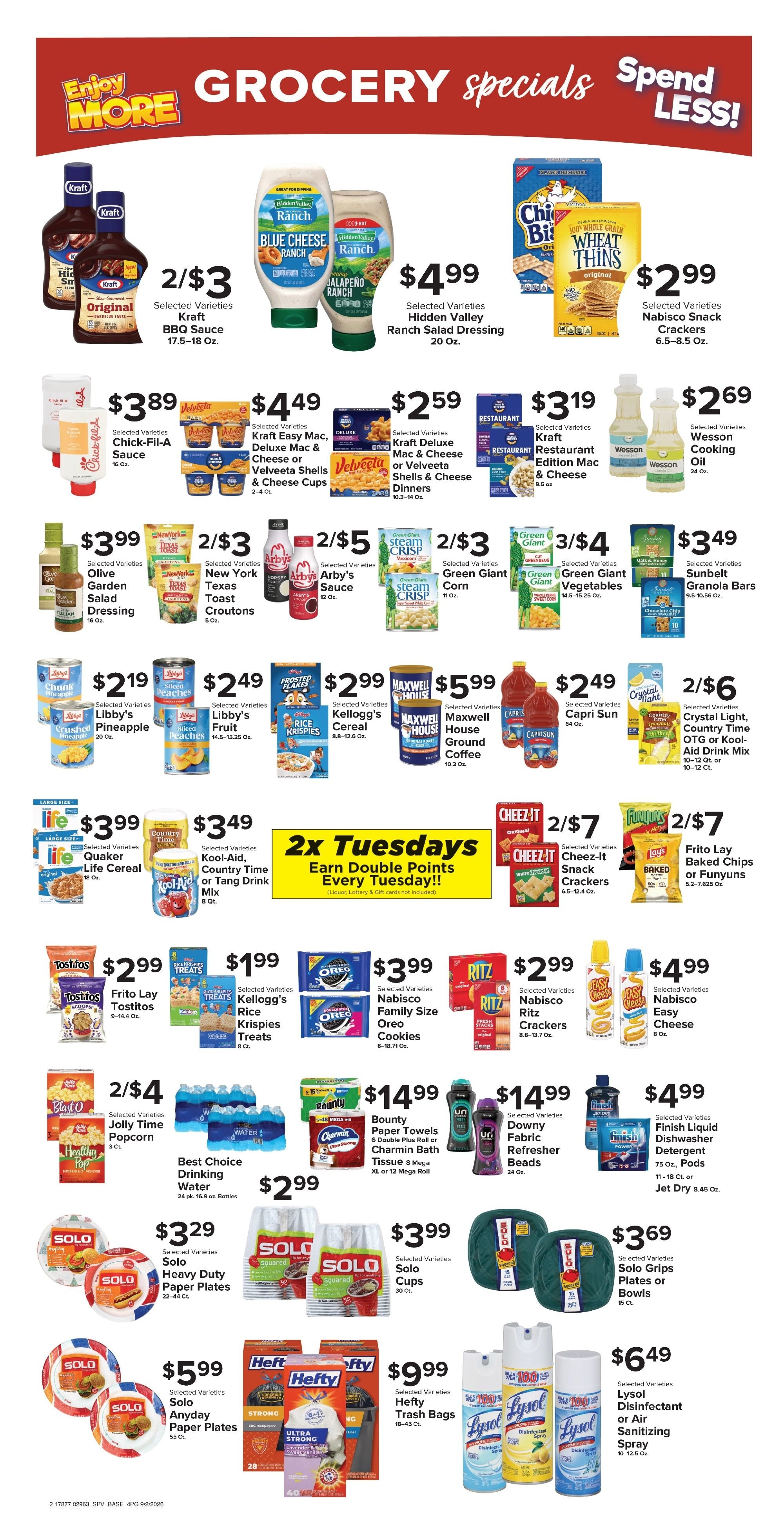 Your Country Mart Weekly Ad September 2 - 8, 2026