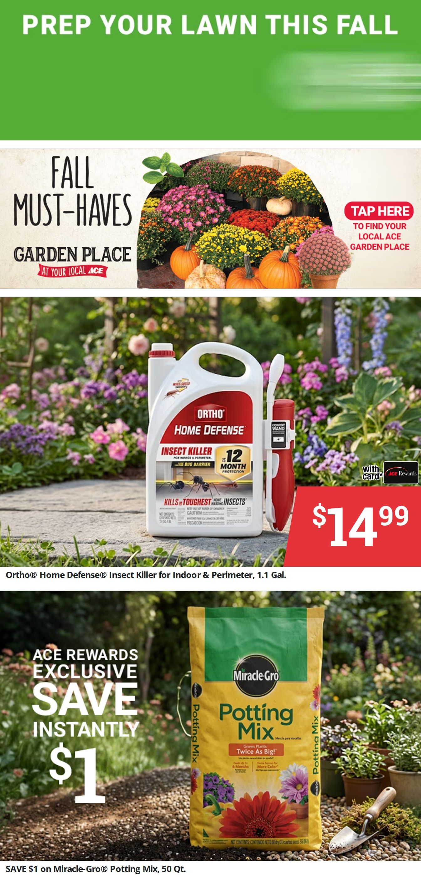 Calcutta Ace Hardware Weekly Ad September 1 - 14, 2026