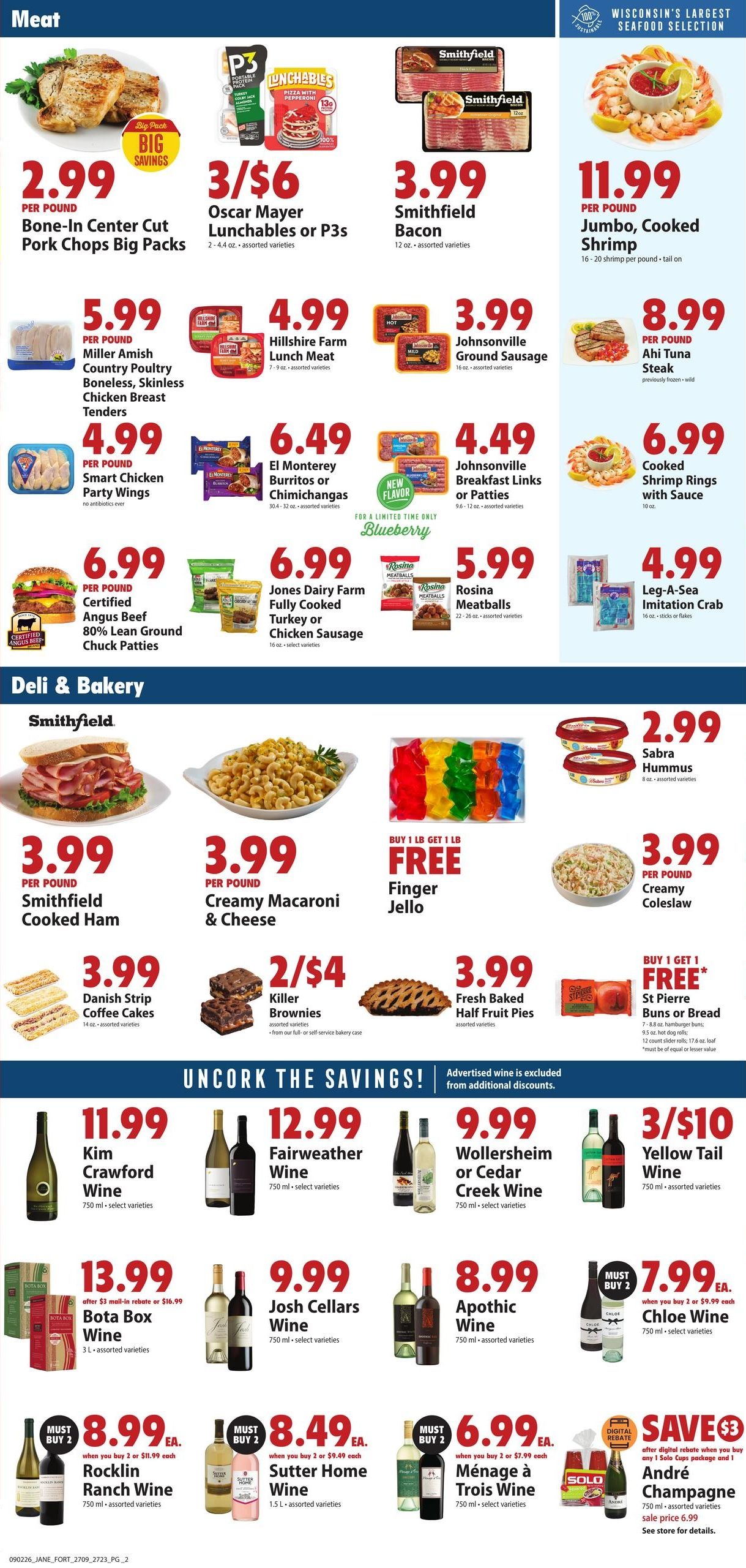Festival Foods (Afton Area, WI) Weekly Ad (organic) Weekly Ad September 2 - 8, 2026