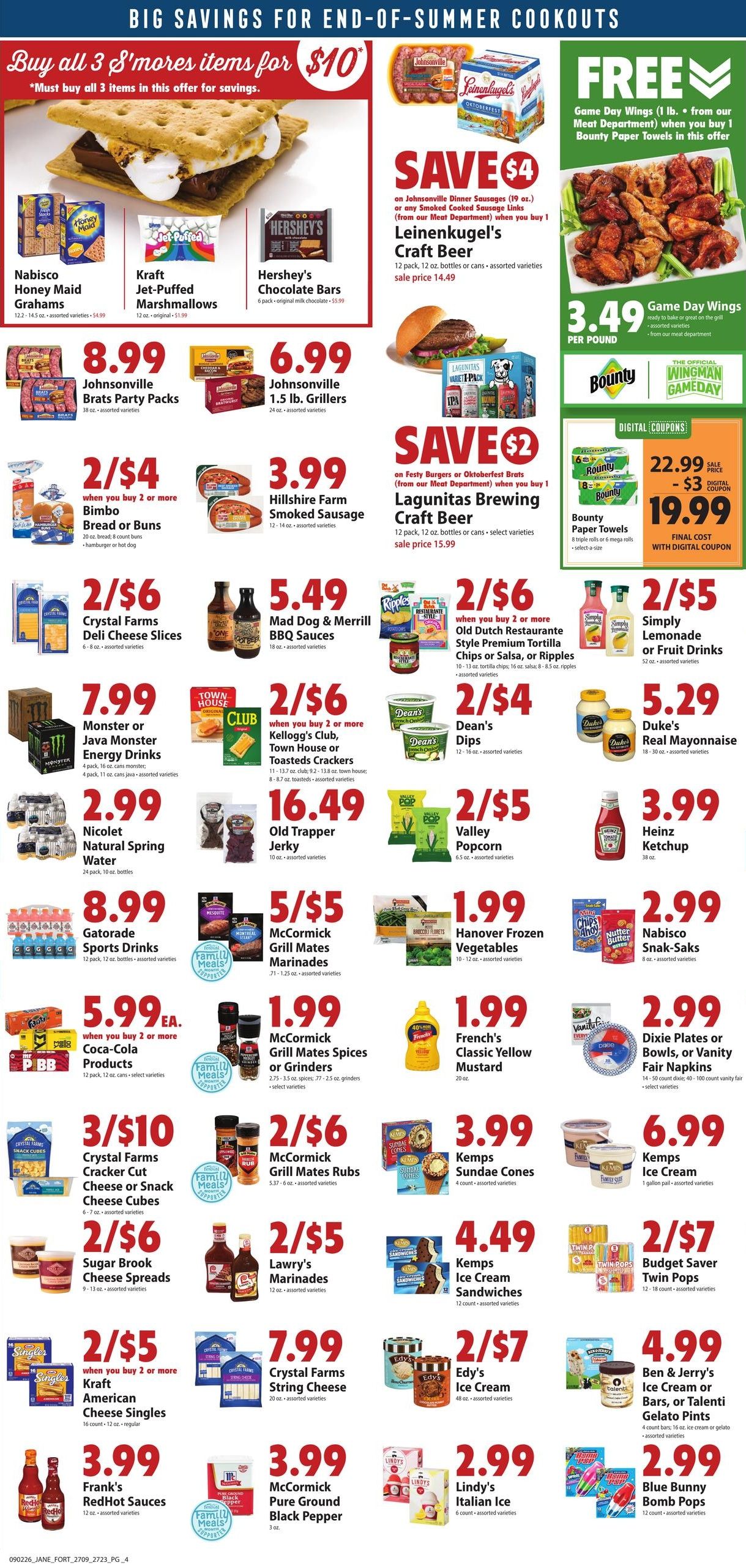 Festival Foods (Afton Area, WI) Weekly Ad (organic) Weekly Ad September 2 - 8, 2026
