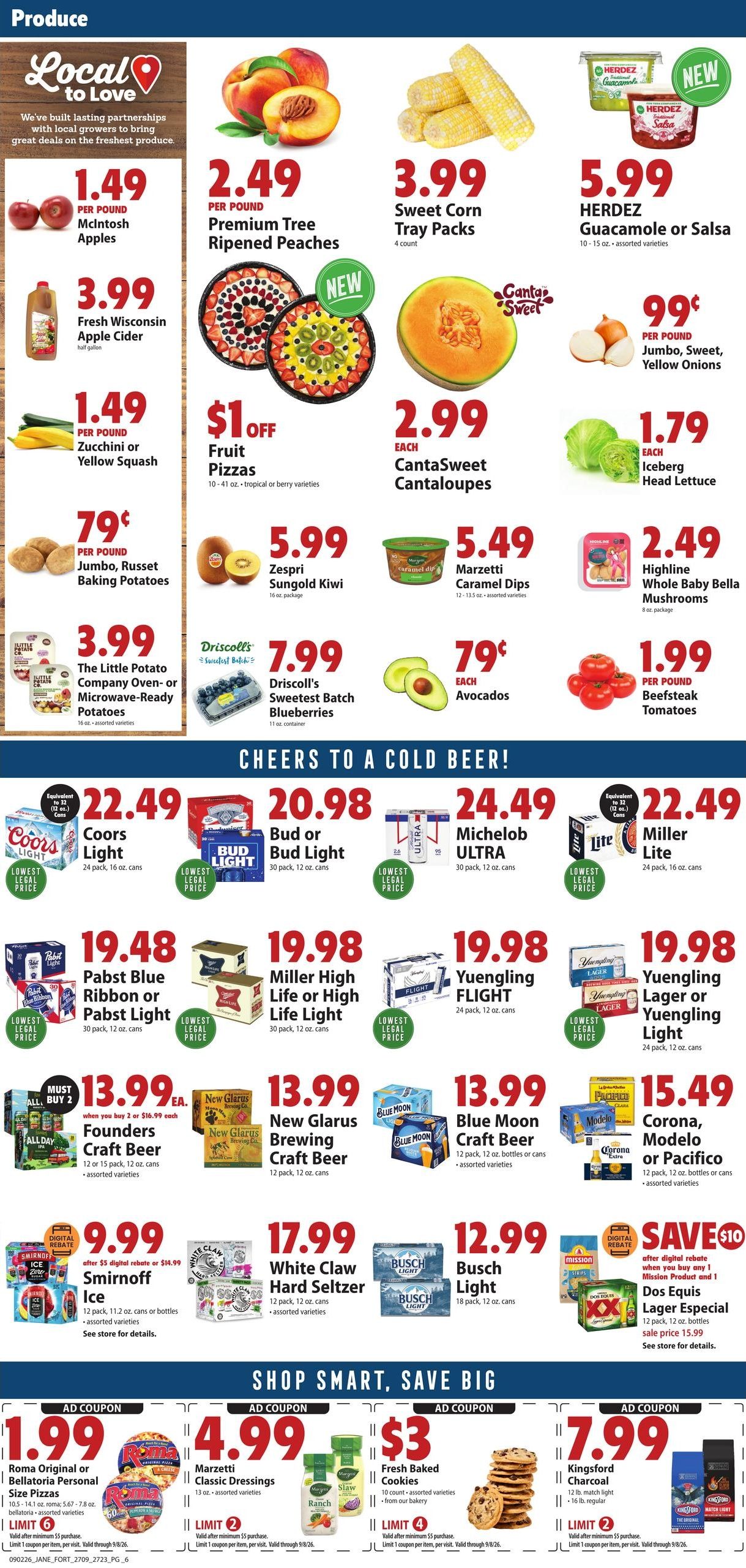 Festival Foods (Afton Area, WI) Weekly Ad (organic) Weekly Ad September 2 - 8, 2026