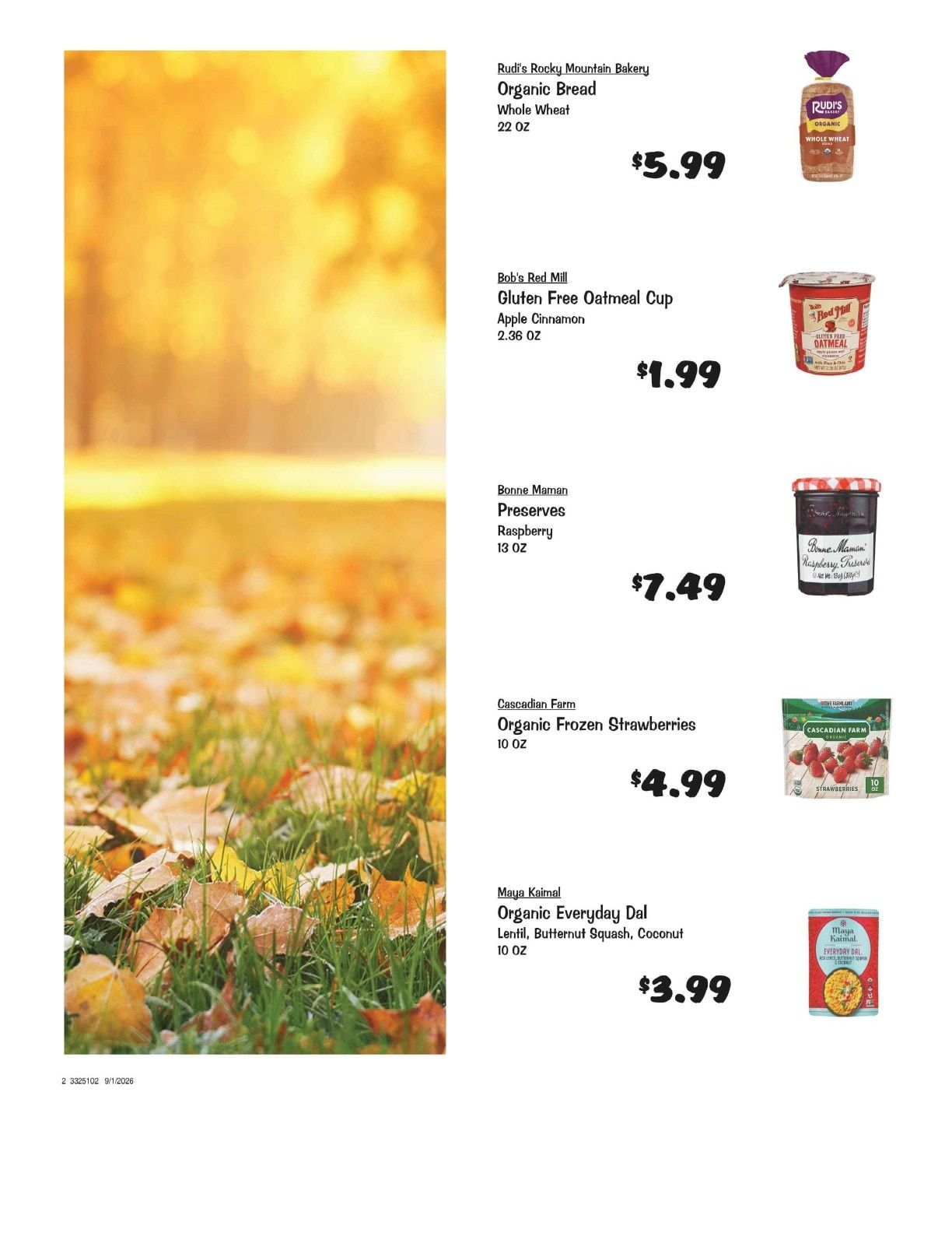 Yes! Organic Market Monthly Sales Weekly Ad September 1 - 30, 2026