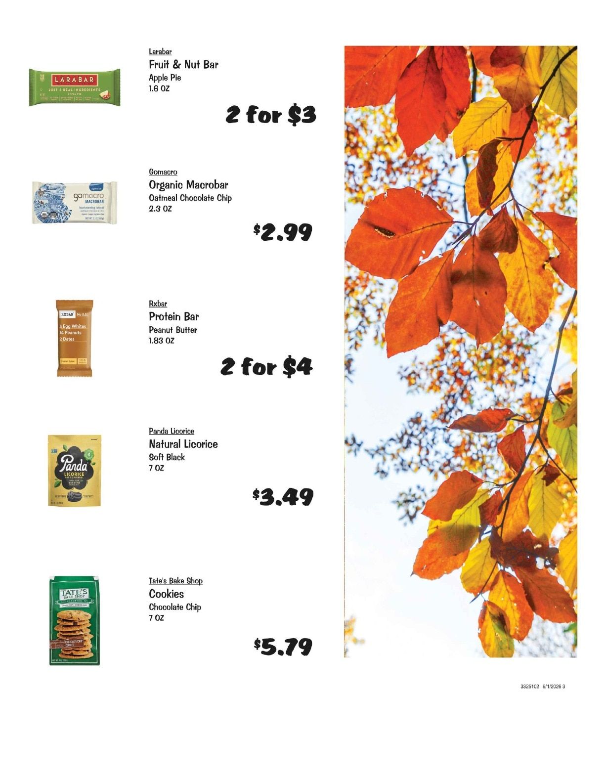 Yes! Organic Market Monthly Sales Weekly Ad September 1 - 30, 2026