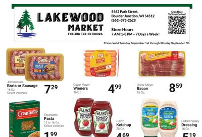 Lakewood Market Weekly Ad September 1 - 7, 2026