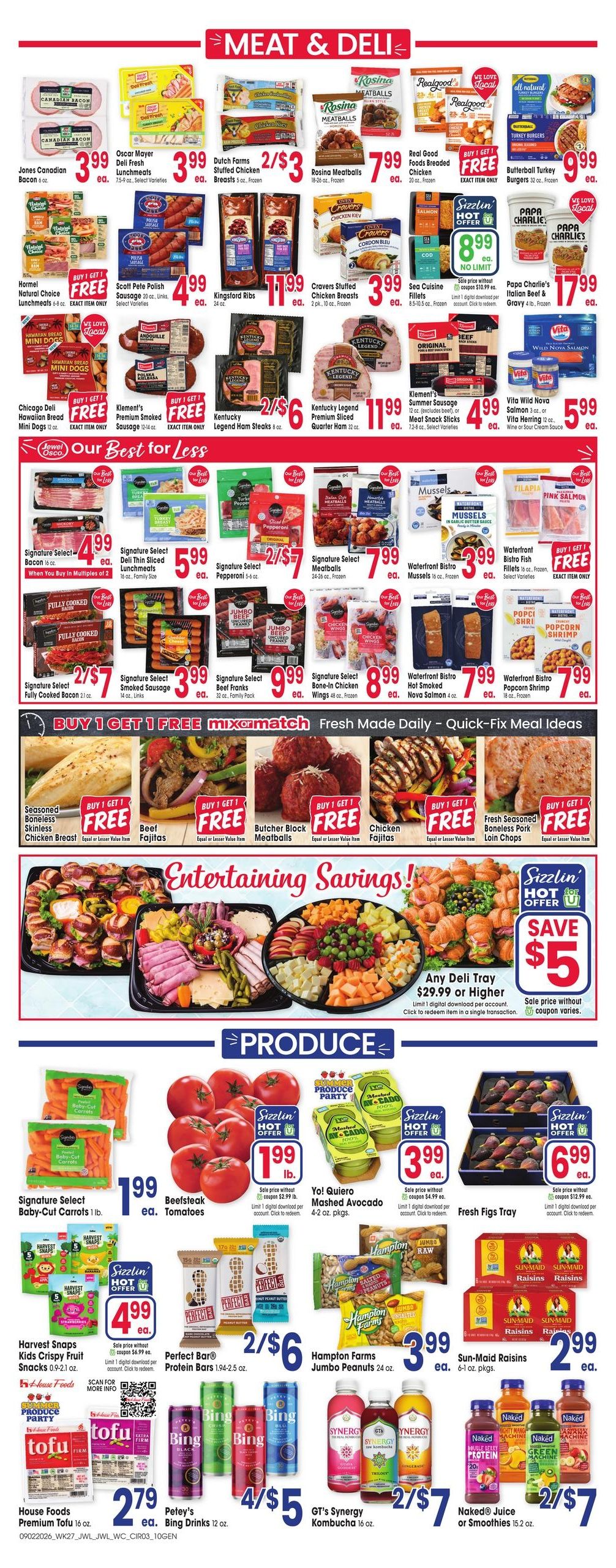 Jewel-Osco (Algonquin Area, IL) Weekly Ad September 2 - 8, 2026