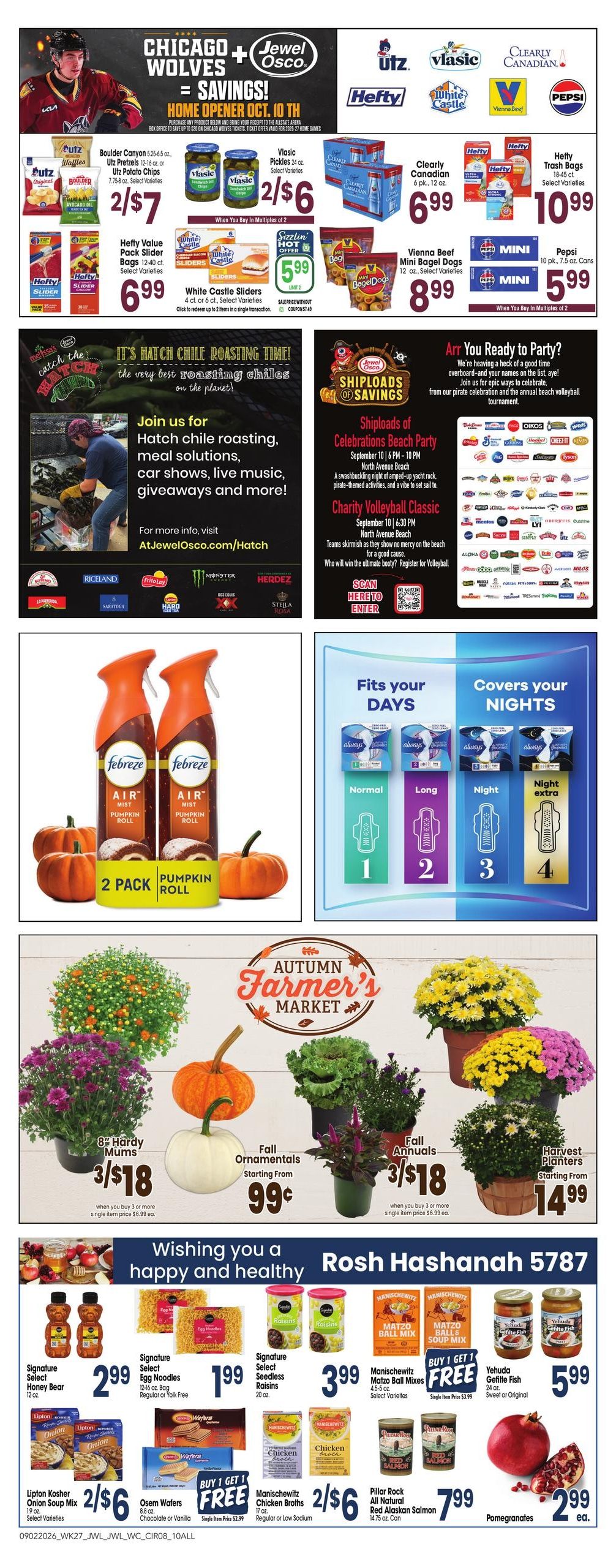 Jewel-Osco (Algonquin Area, IL) Weekly Ad September 2 - 8, 2026