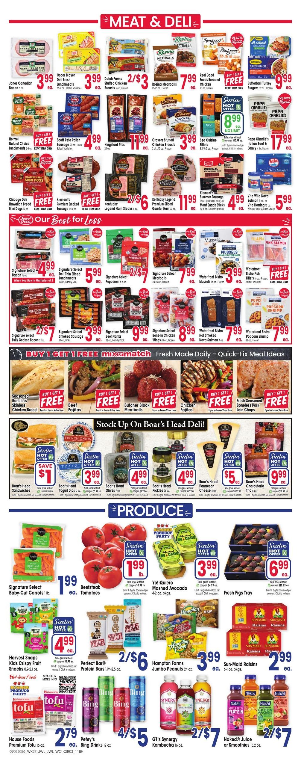 Jewel-Osco (Barrington Area, IL) Weekly Ad September 2 - 8, 2026