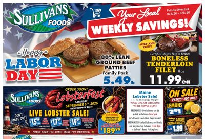 Sullivan's Foods (Freeport and other locations, IL) Weekly Ad September 2 - 8, 2026