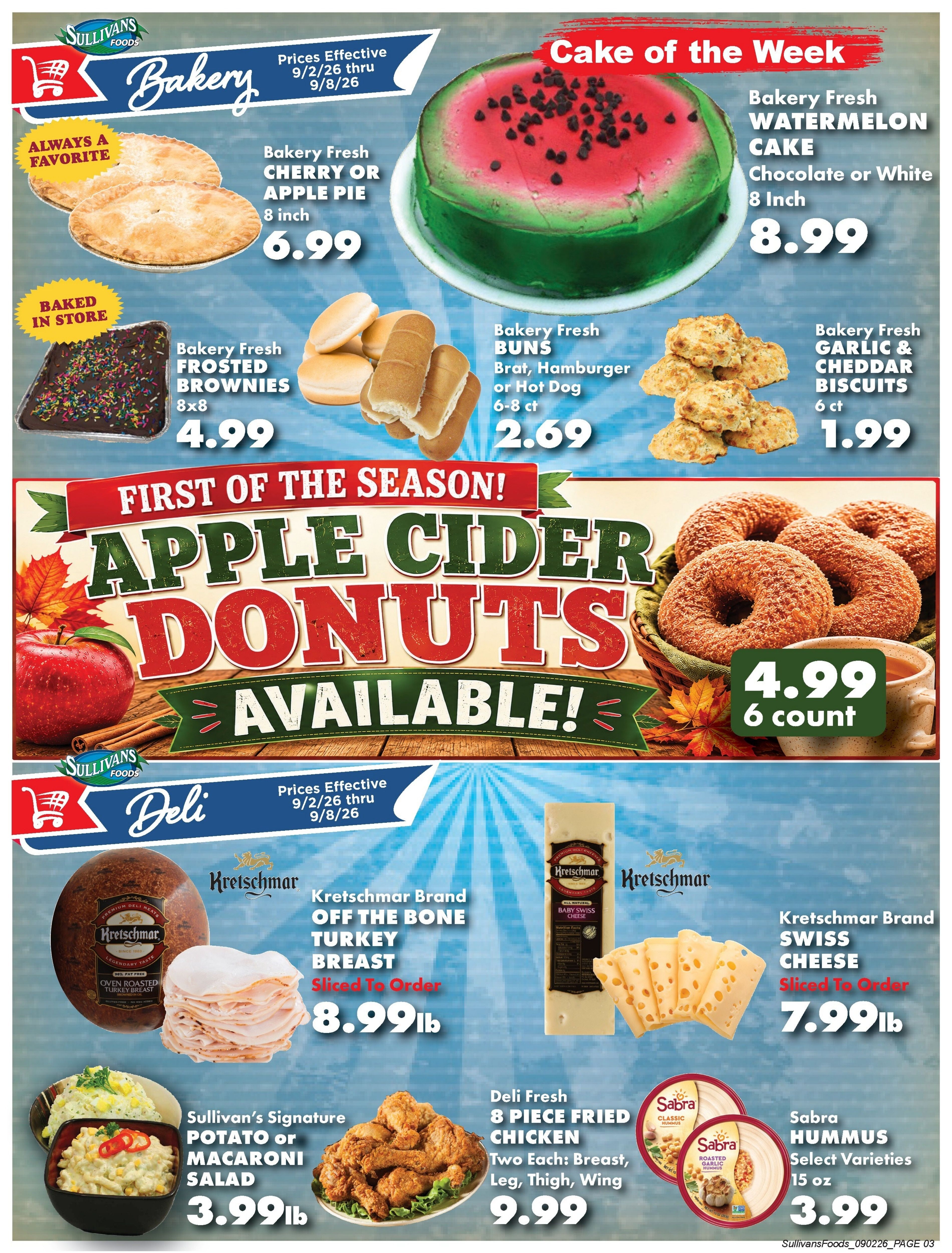 Sullivan's Foods (Freeport and other locations, IL) Weekly Ad September 2 - 8, 2026