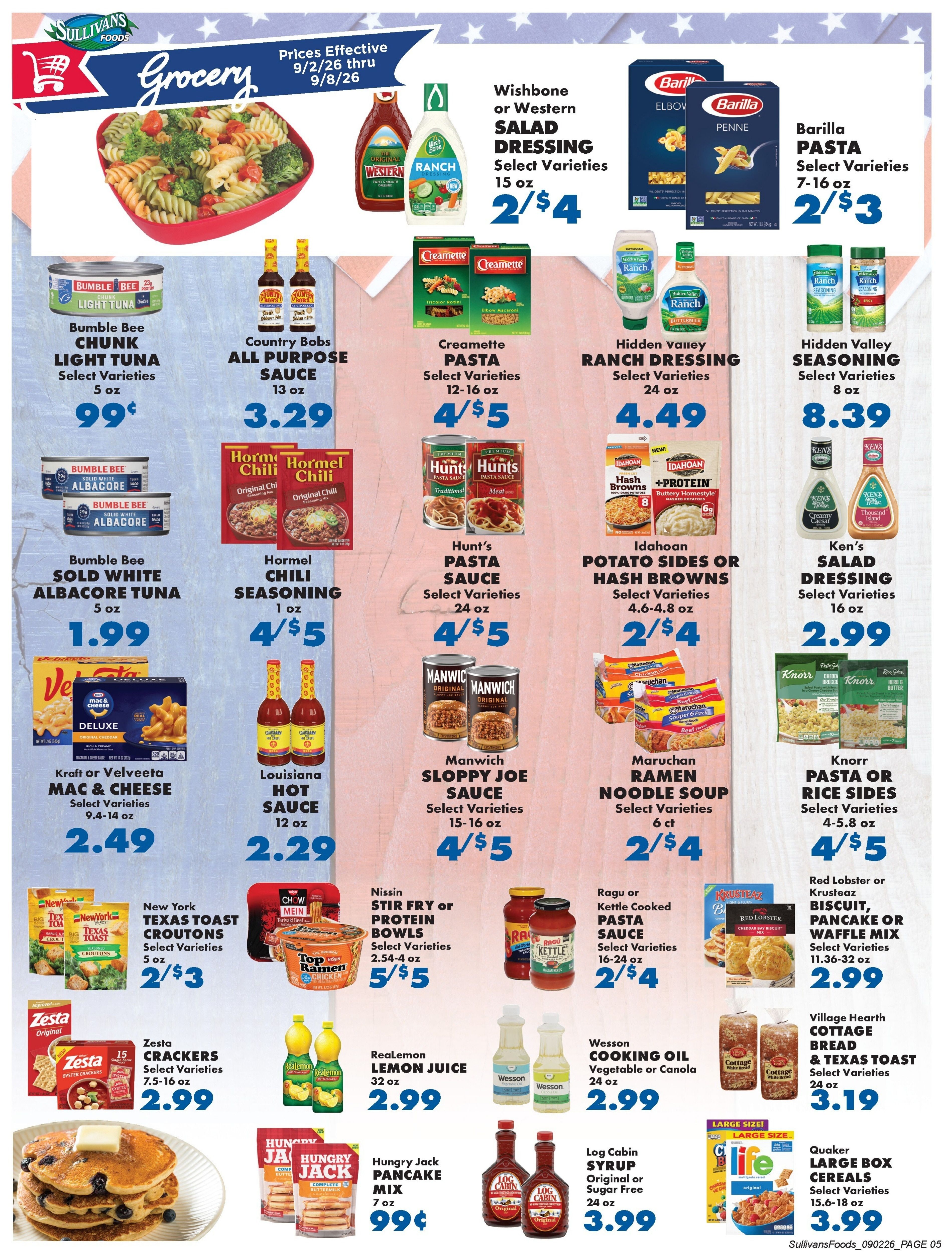 Sullivan's Foods (Freeport and other locations, IL) Weekly Ad September 2 - 8, 2026