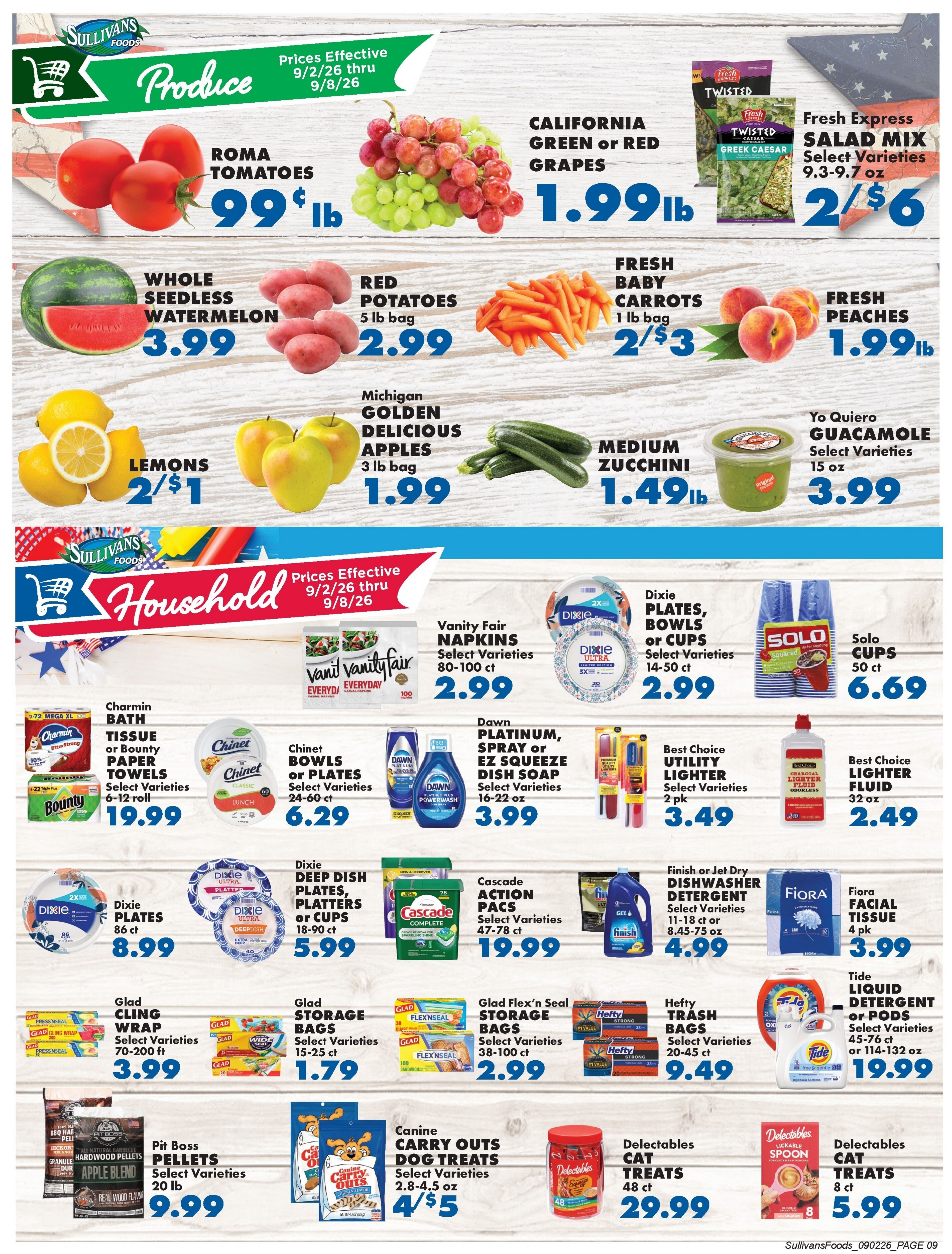 Sullivan's Foods (Freeport and other locations, IL) Weekly Ad September 2 - 8, 2026