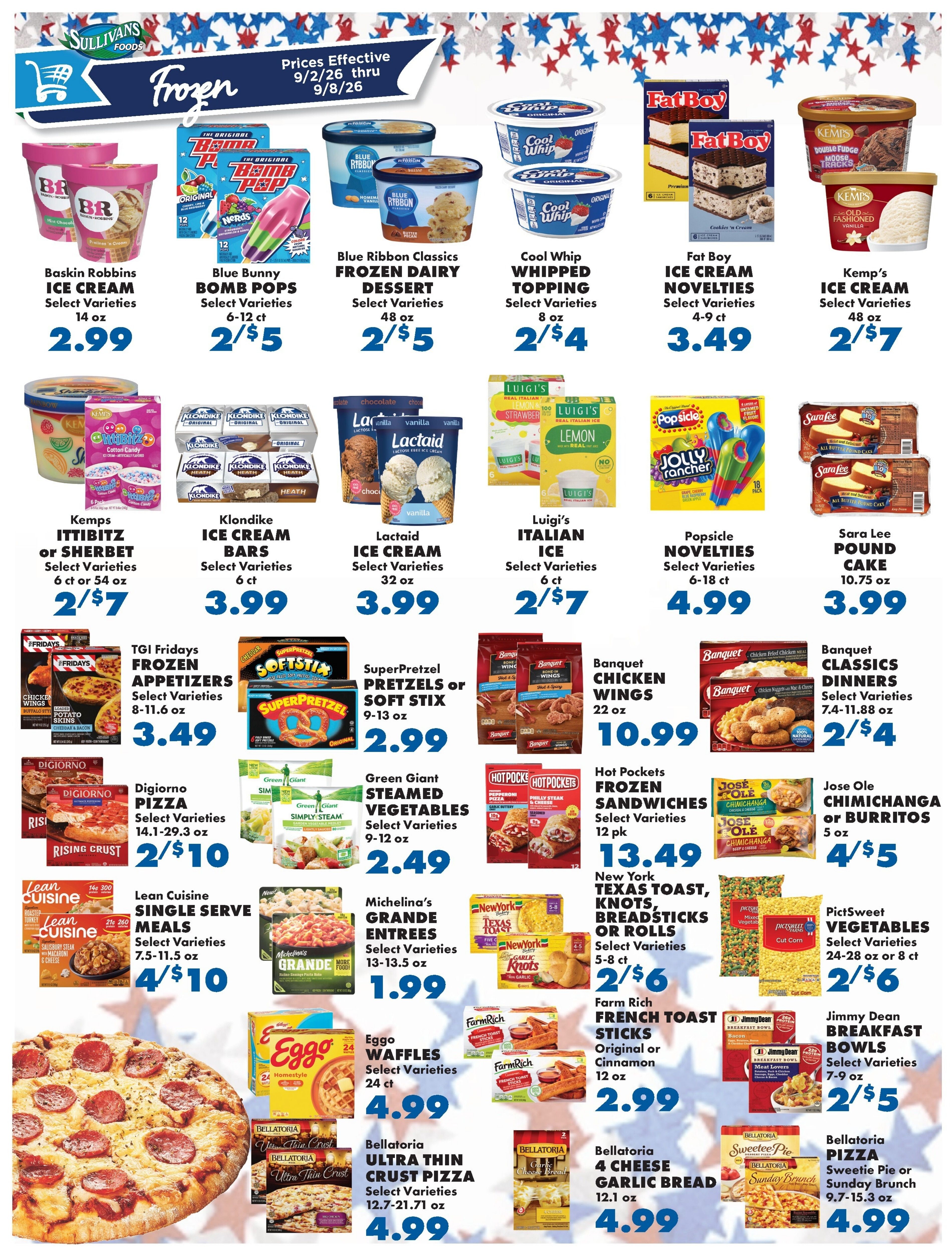 Sullivan's Foods (Kewanee, Mendota and Princeton, IL) Weekly Ad September 2 - 8, 2026