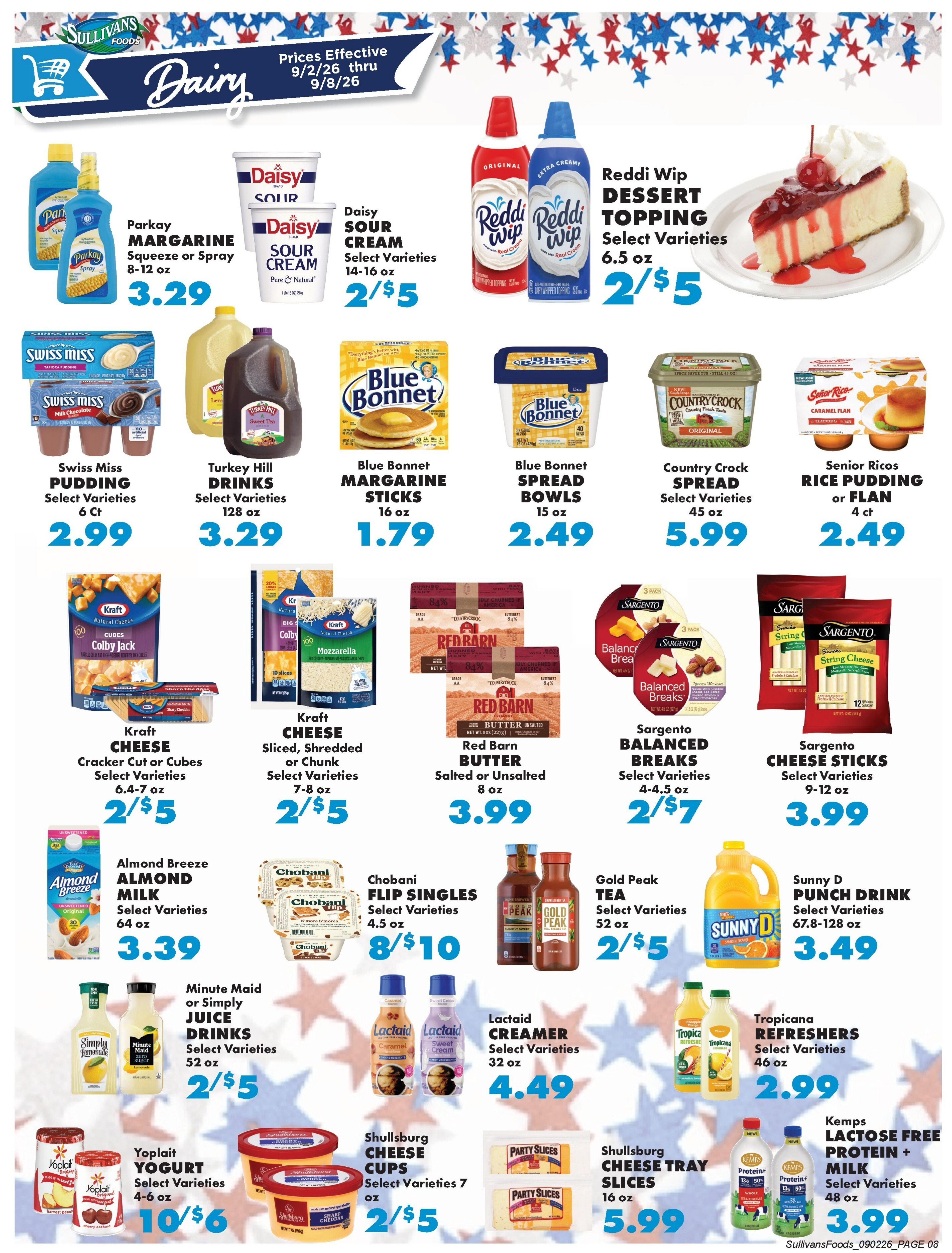 Sullivan's Foods (Kewanee, Mendota and Princeton, IL) Weekly Ad September 2 - 8, 2026