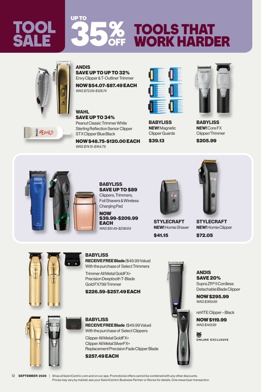 SalonCentric September 2026 Catalog Weekly Ad September 1 - 30, 2026
