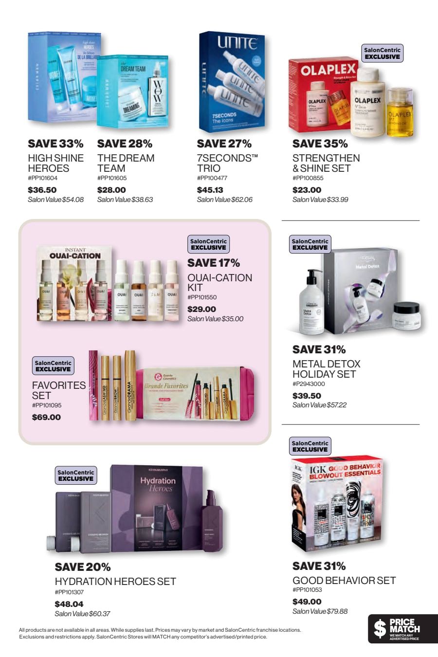 SalonCentric September 2026 Catalog Weekly Ad September 1 - 30, 2026