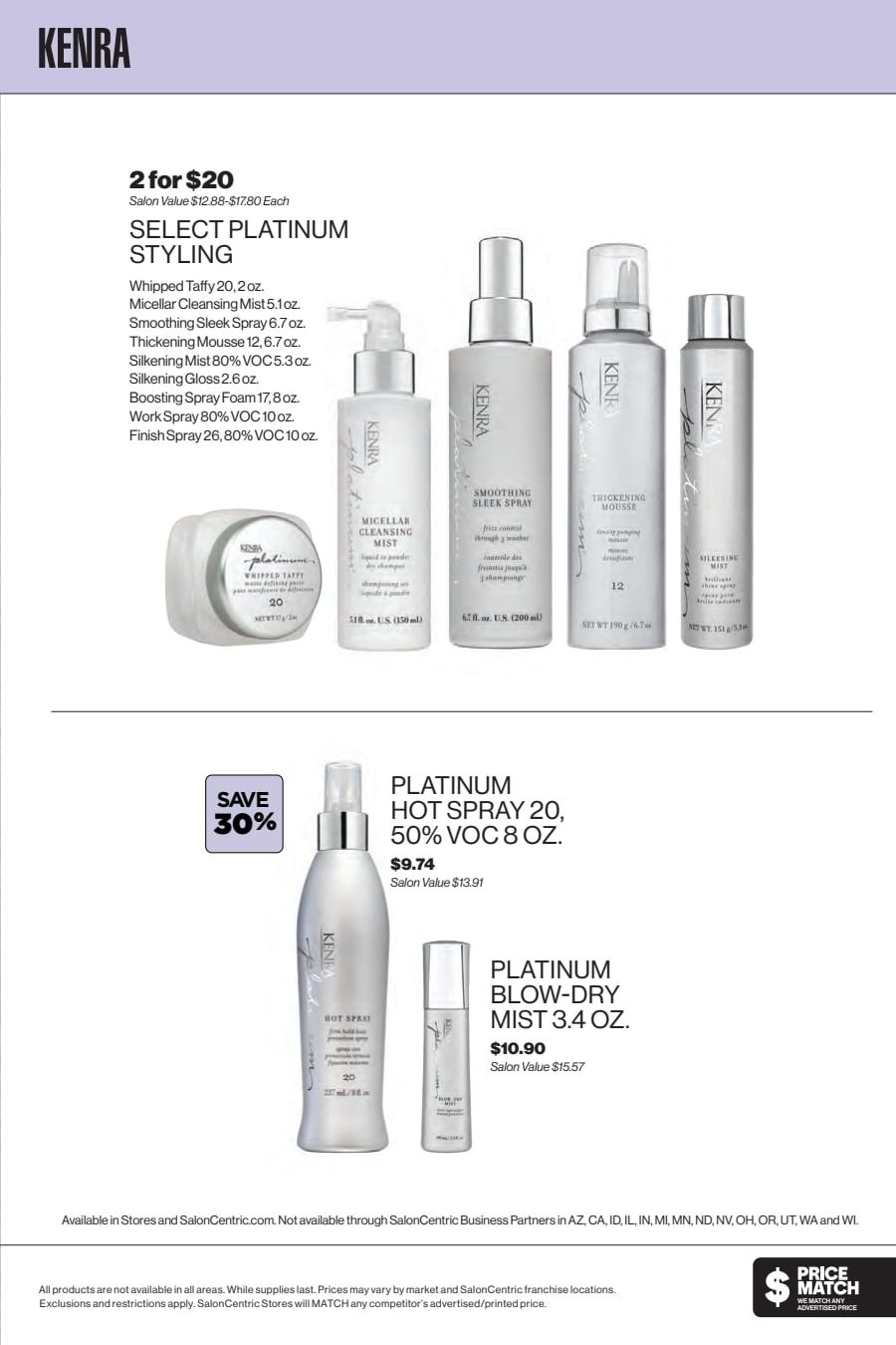 SalonCentric September 2026 Catalog Weekly Ad September 1 - 30, 2026