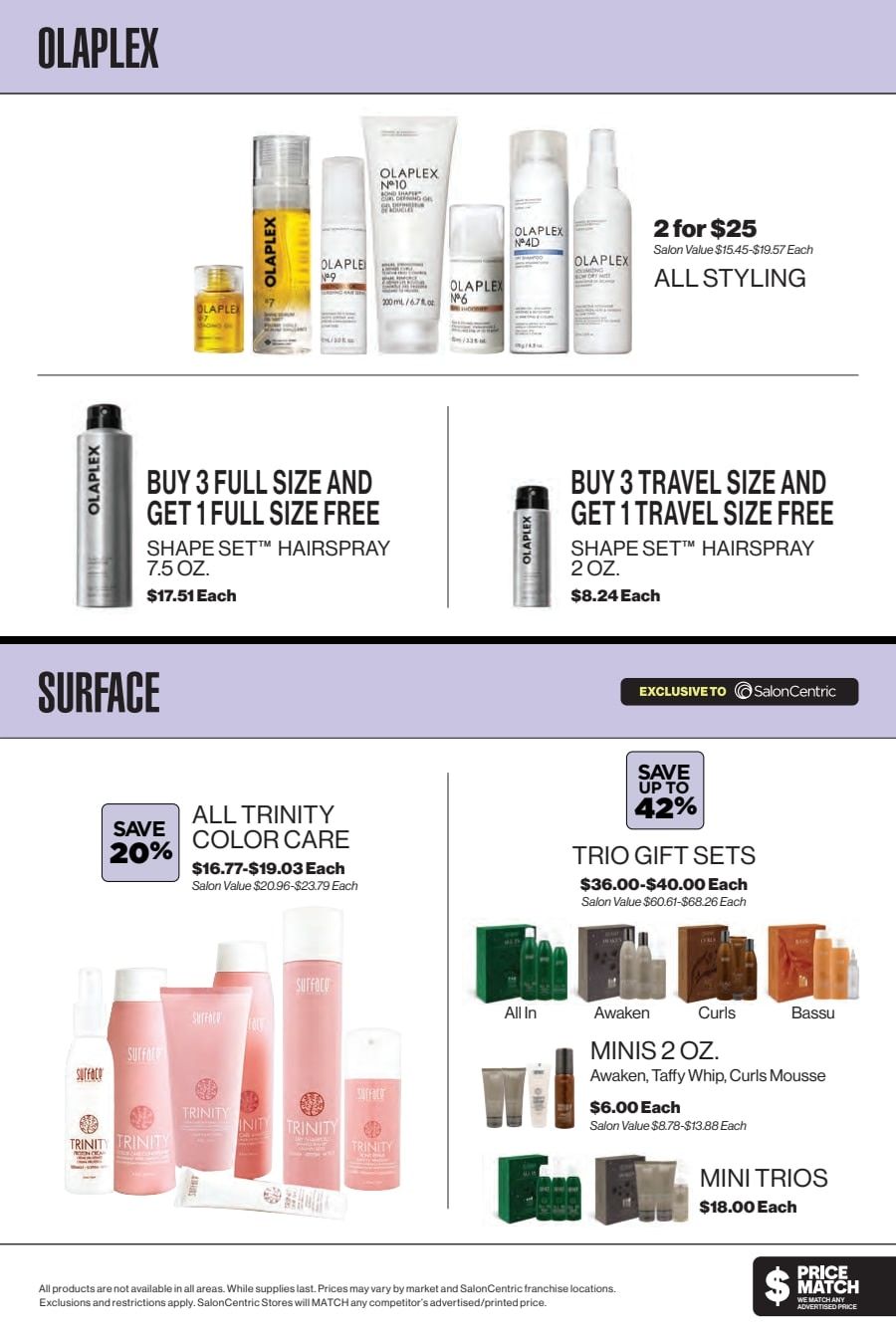 SalonCentric September 2026 Catalog Weekly Ad September 1 - 30, 2026