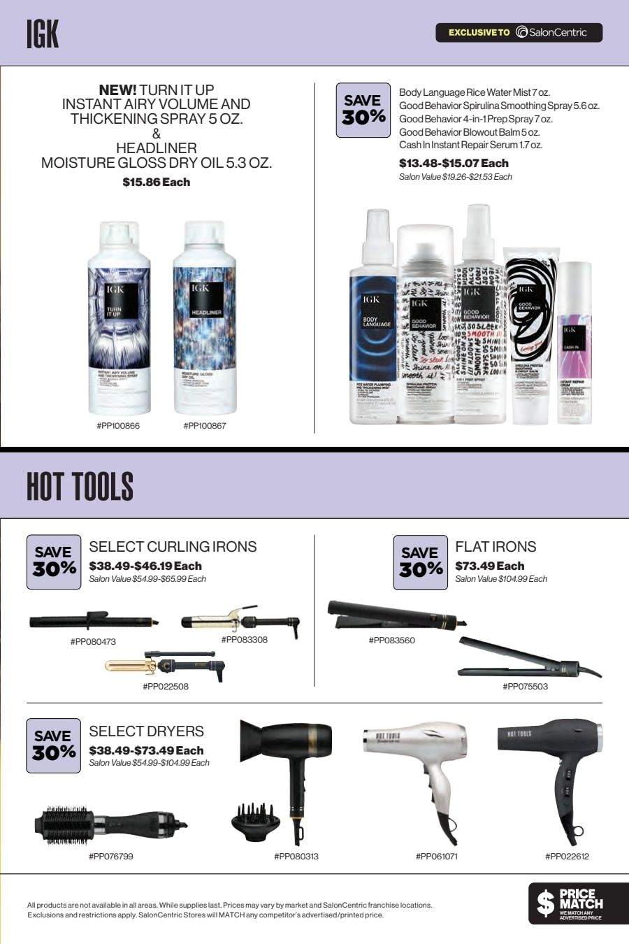 SalonCentric September 2026 Catalog Weekly Ad September 1 - 30, 2026