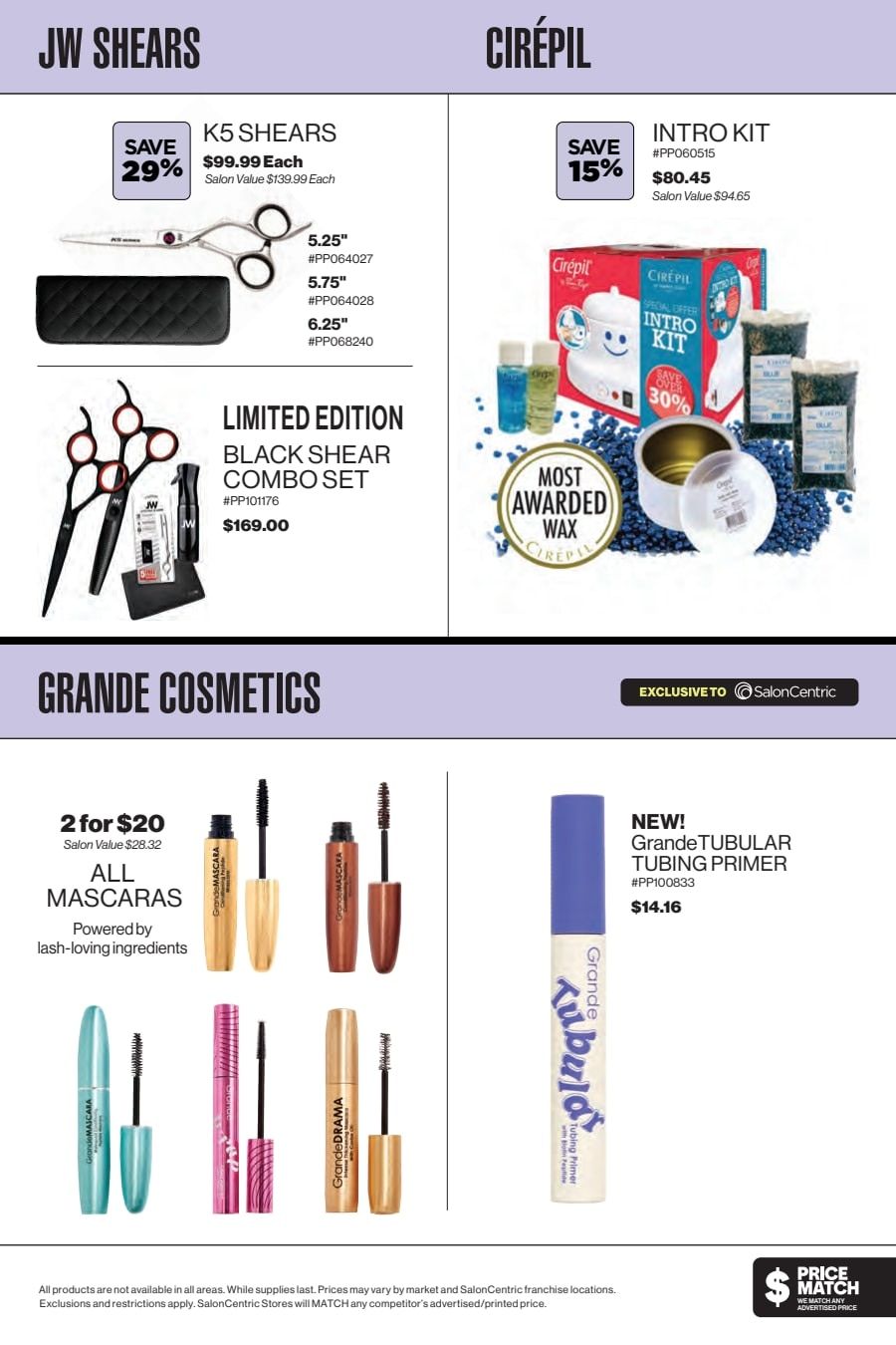 SalonCentric September 2026 Catalog Weekly Ad September 1 - 30, 2026
