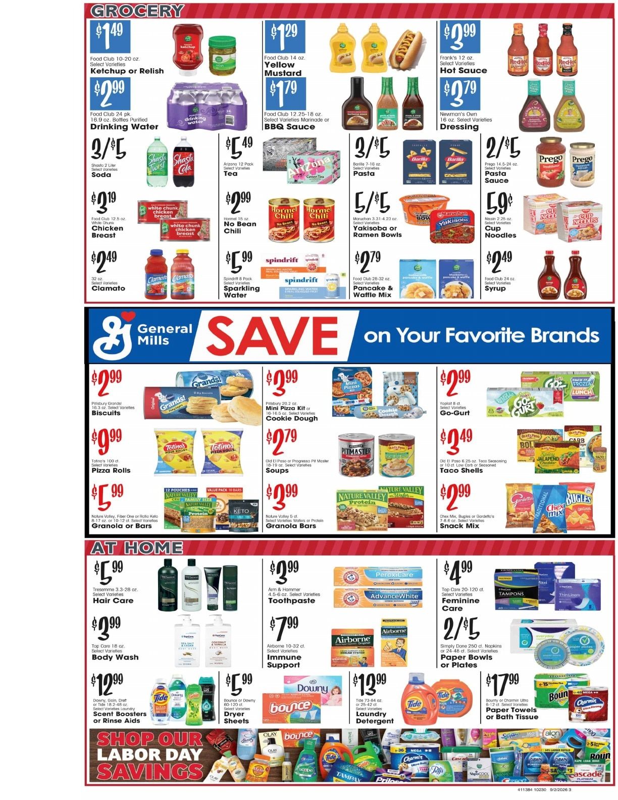 Barrett's Foodtown Weekly Ad September 2 - 8, 2026