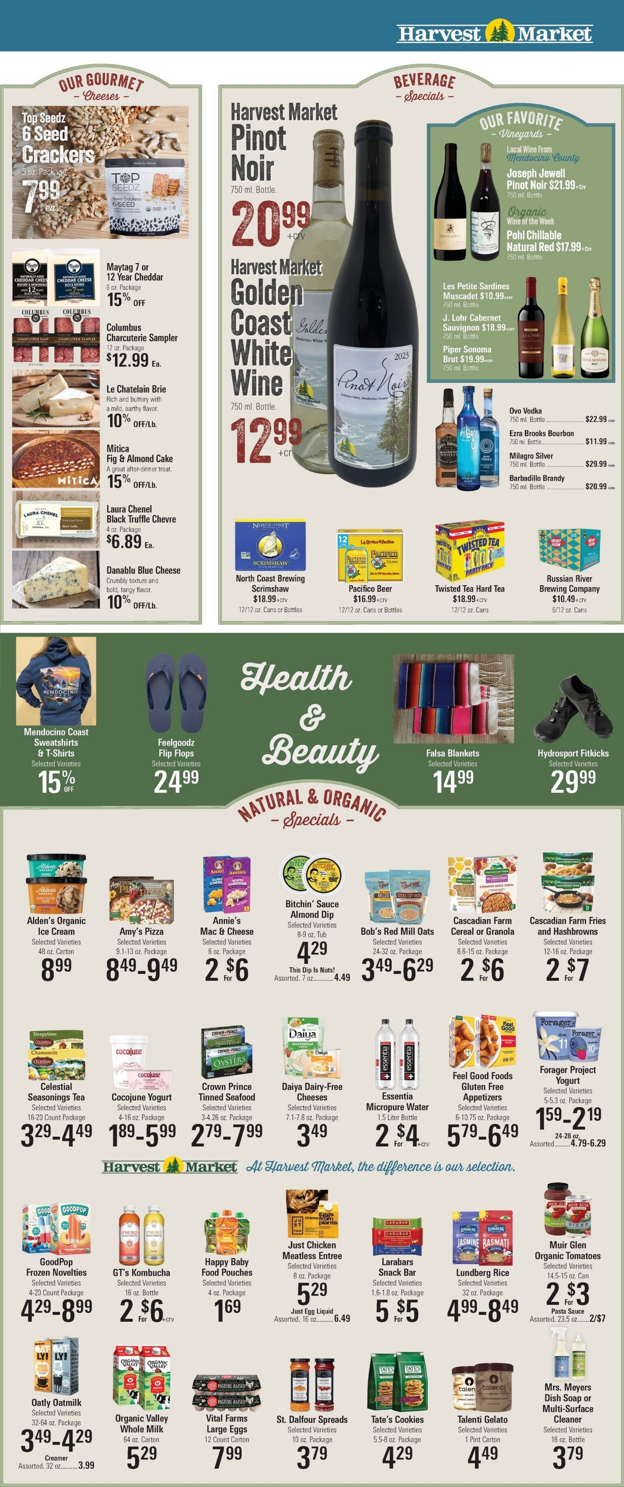 Harvest Market Fort Bragg Weekly Ad September 1 - 8, 2026