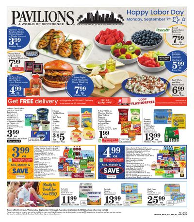 Pavilions (Alhambra Area, CA) Weekly Ad September 2 - 8, 2026