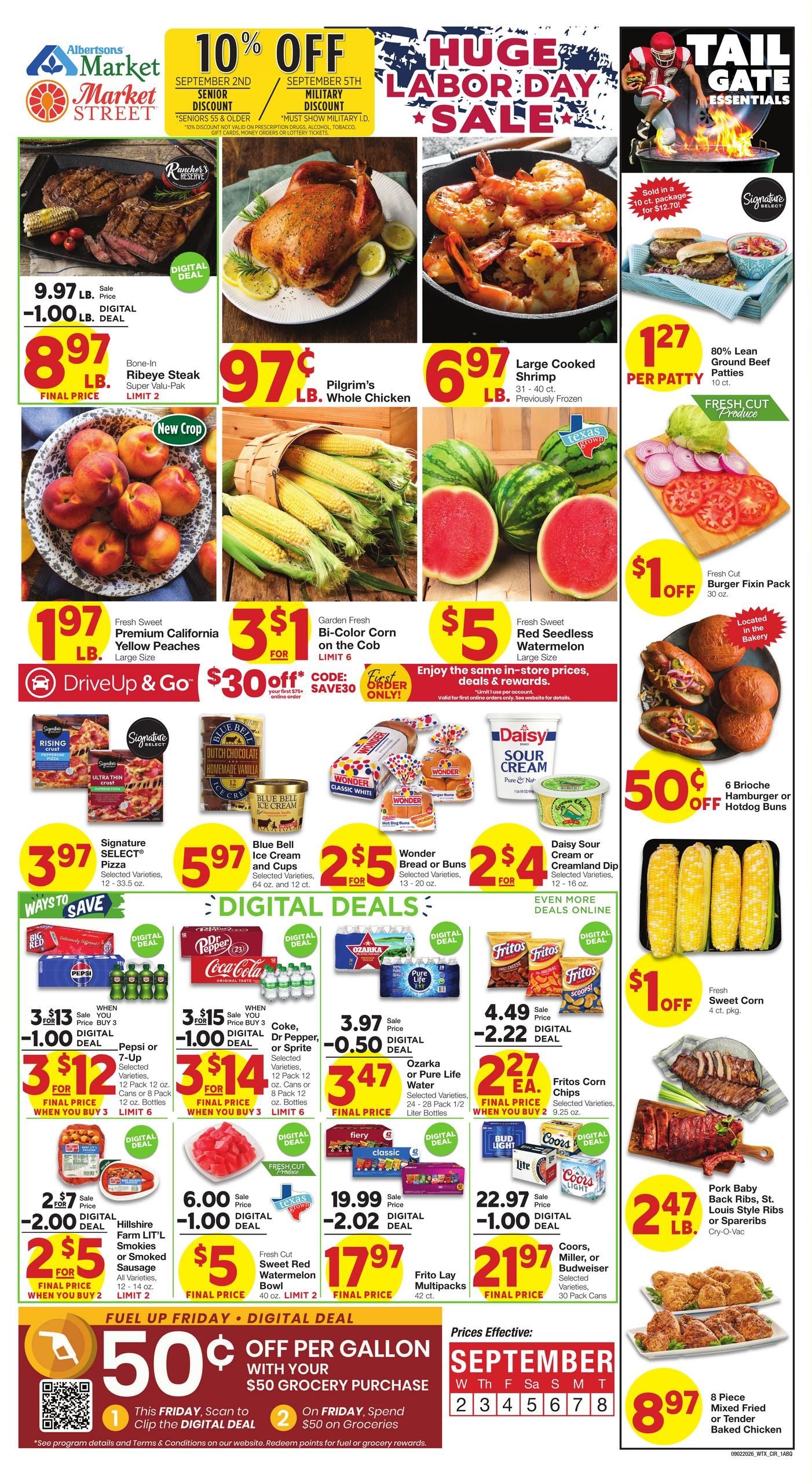 Market Street (Albuquerque-Rio Rancho Area, NM) Weekly Ad September 2 - 8, 2026