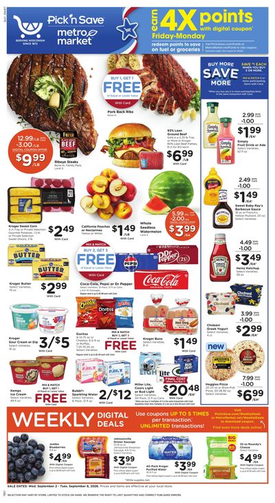 Pick N Save (Barrington Area, IL) Weekly Ad September 2 - 8, 2026