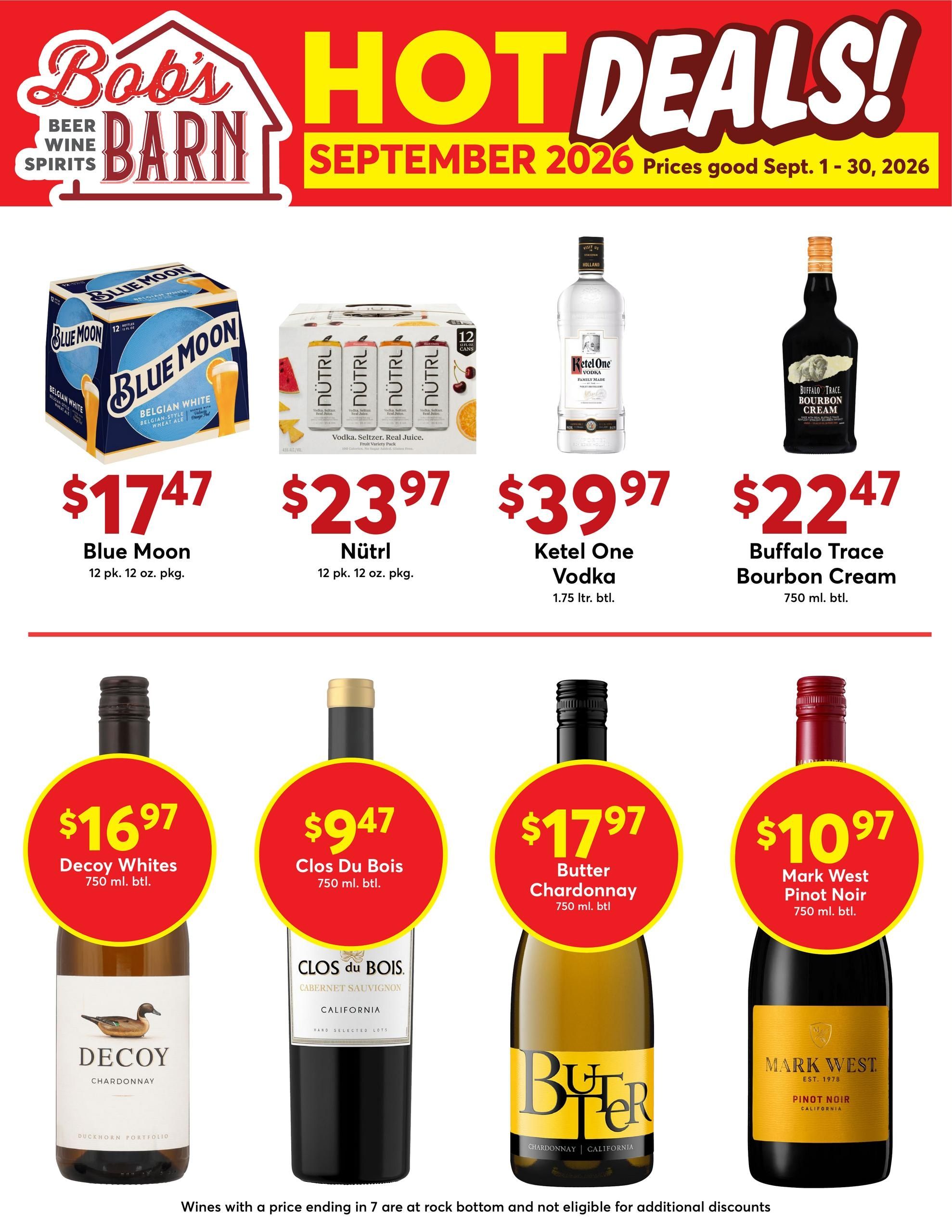 Dierbergs (Bethalto Area, IL) Bob's Barn Hot Deals Weekly Ad September 1 - 30, 2026