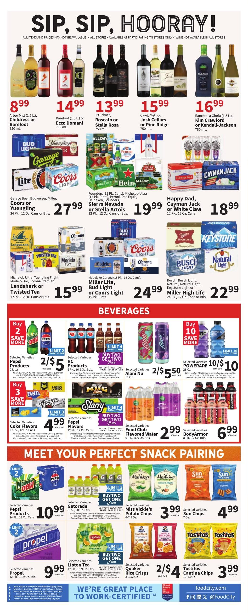 FoodCity (Allred Area, TN) Weekly Ad September 2 - 8, 2026