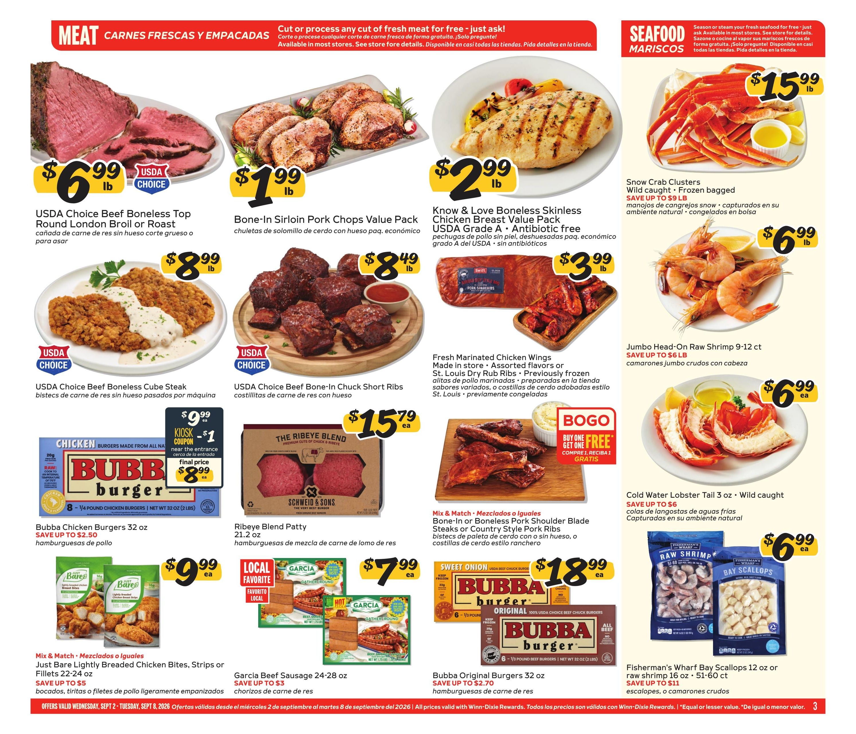 Winn-Dixie (Boca Raton Area, FL) Weekly Ad September 2 - 8, 2026