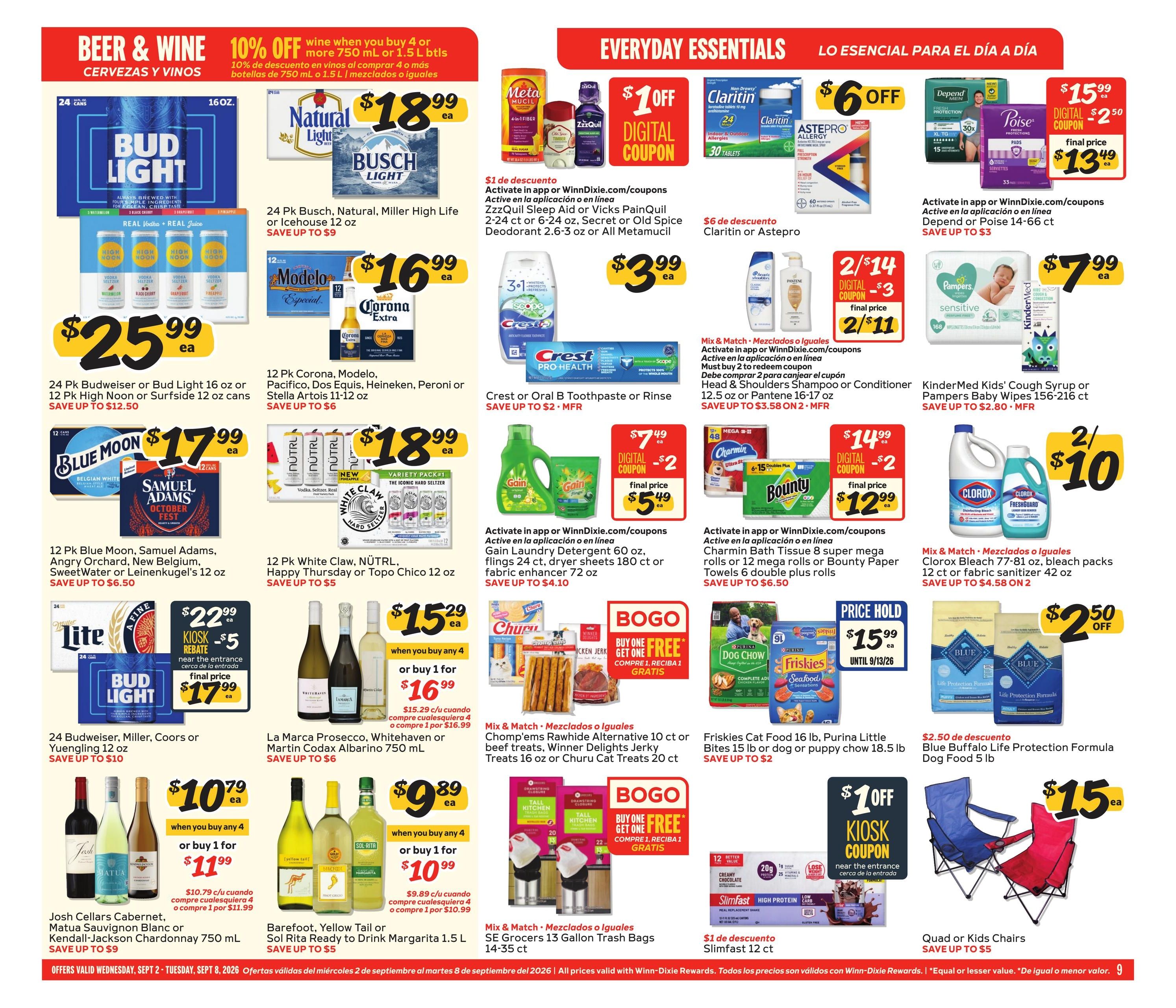 Winn-Dixie (Boca Raton Area, FL) Weekly Ad September 2 - 8, 2026