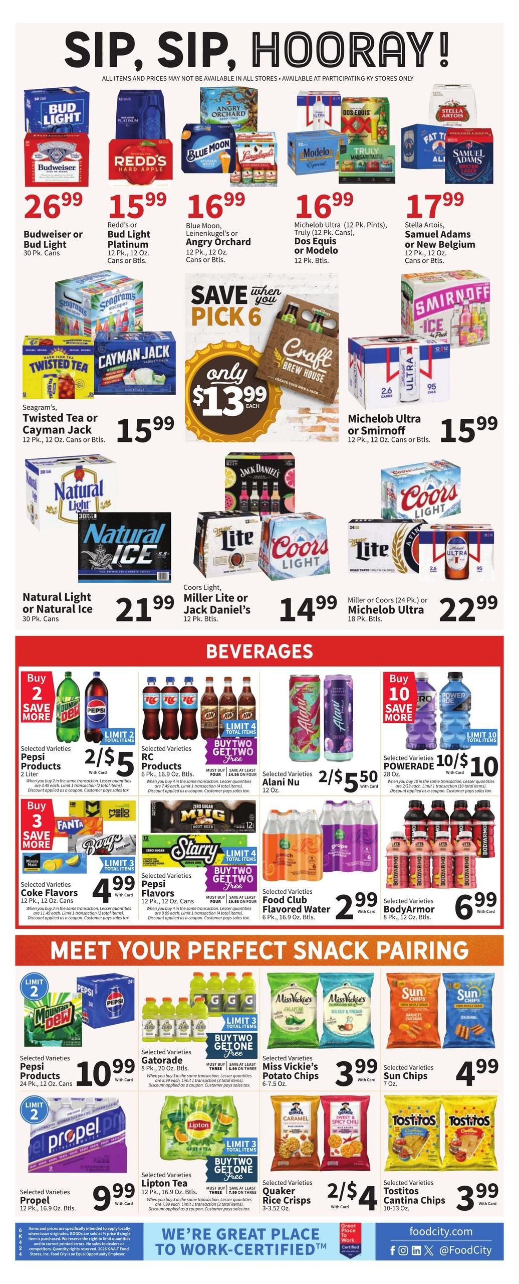FoodCity (Campton Area, KY) Weekly Ad September 2 - 8, 2026