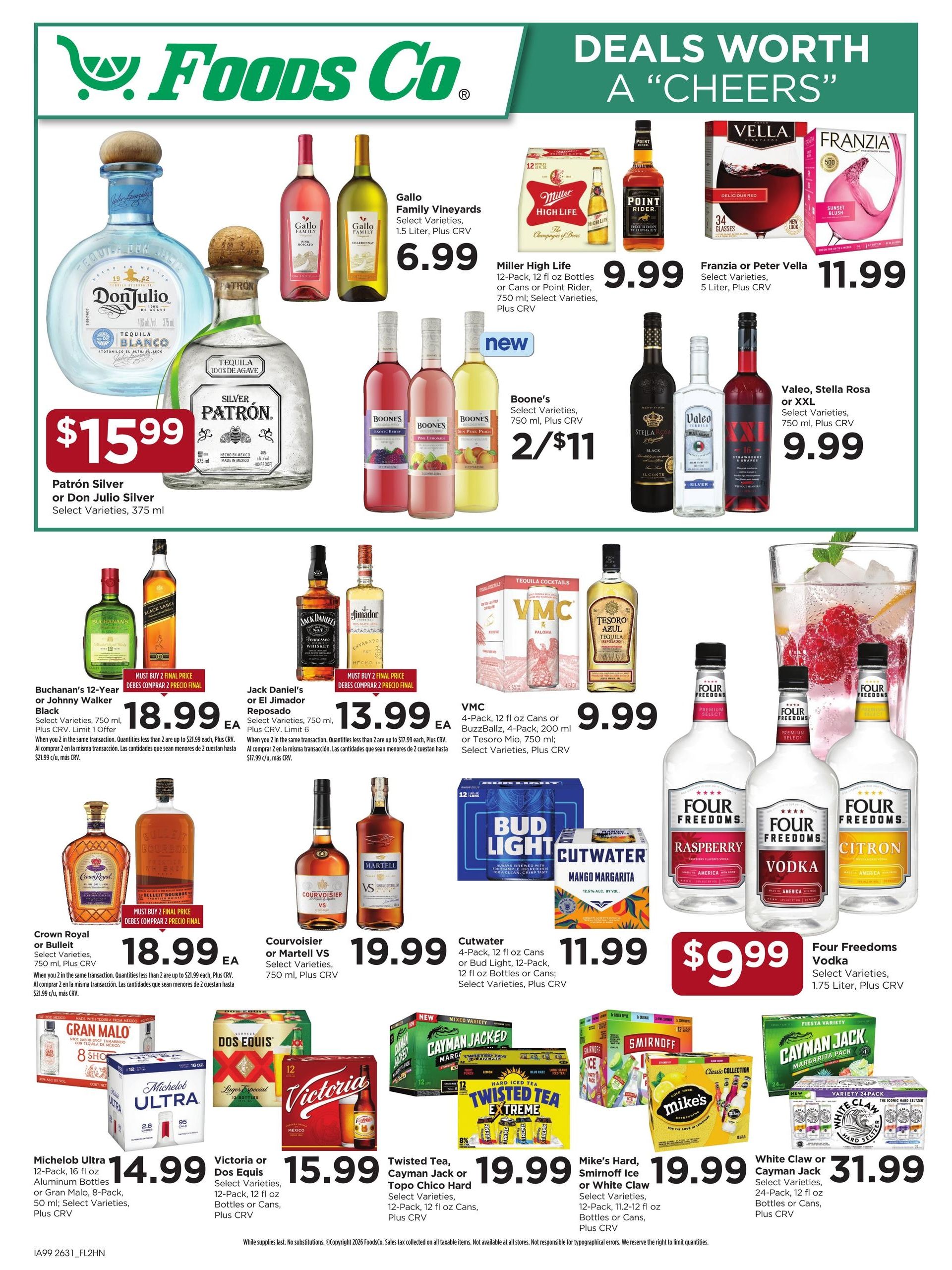 Foods Co (Antioch Area, CA) Weekly Ad September 2 - 8, 2026