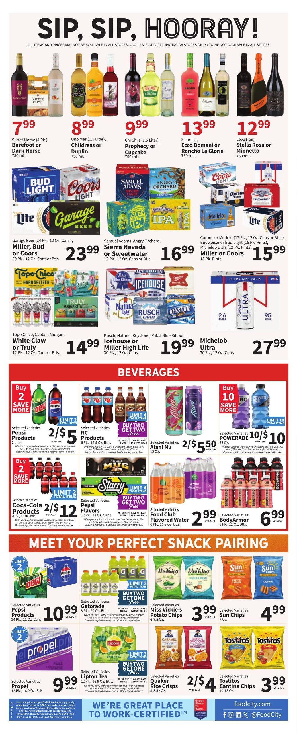 FoodCity (Cedartown Area, GA) Weekly Ad September 2 - 8, 2026