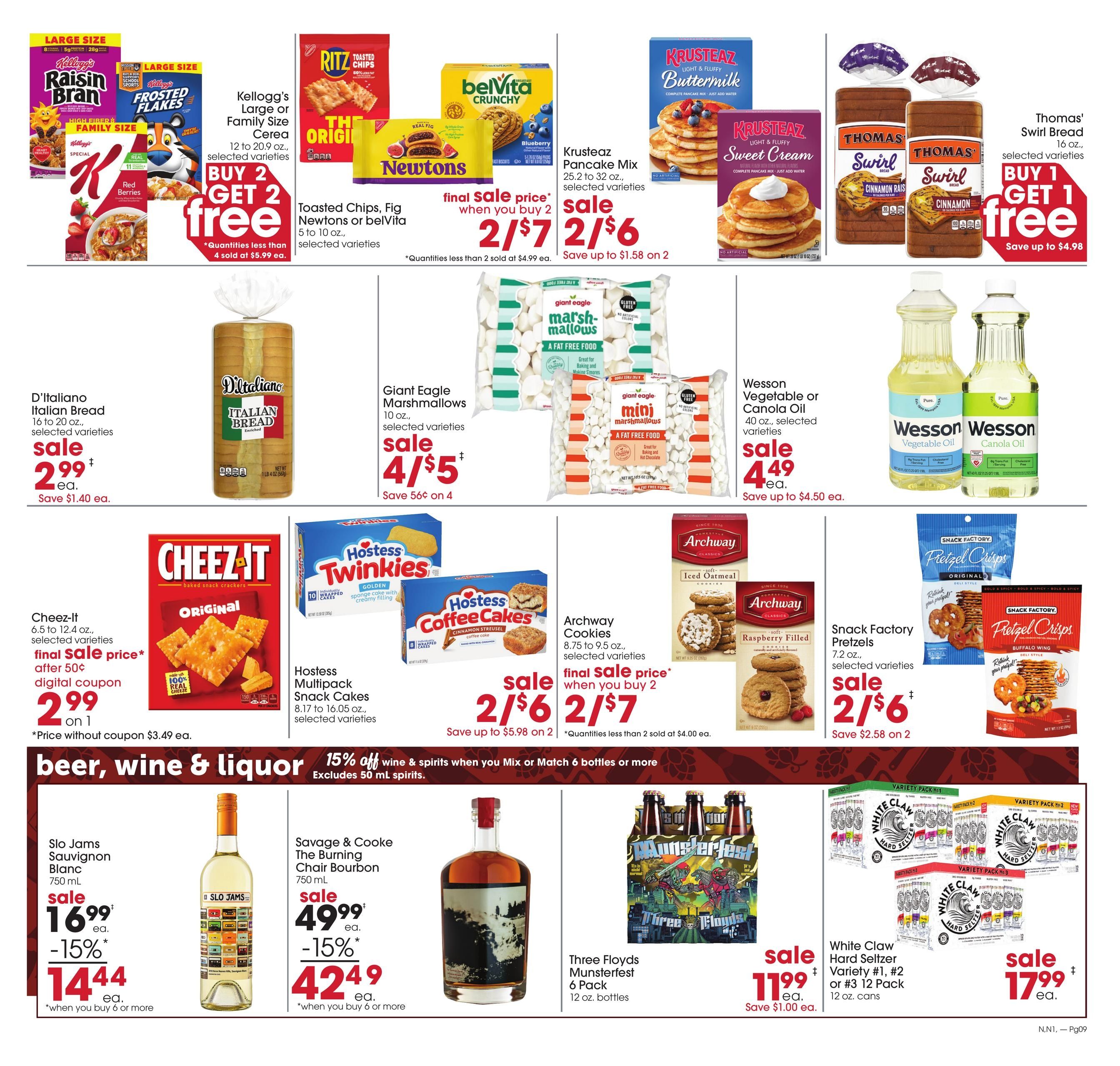 Giant Eagle (Anderson Area, IN) Weekly Ad September 3 - 9, 2026