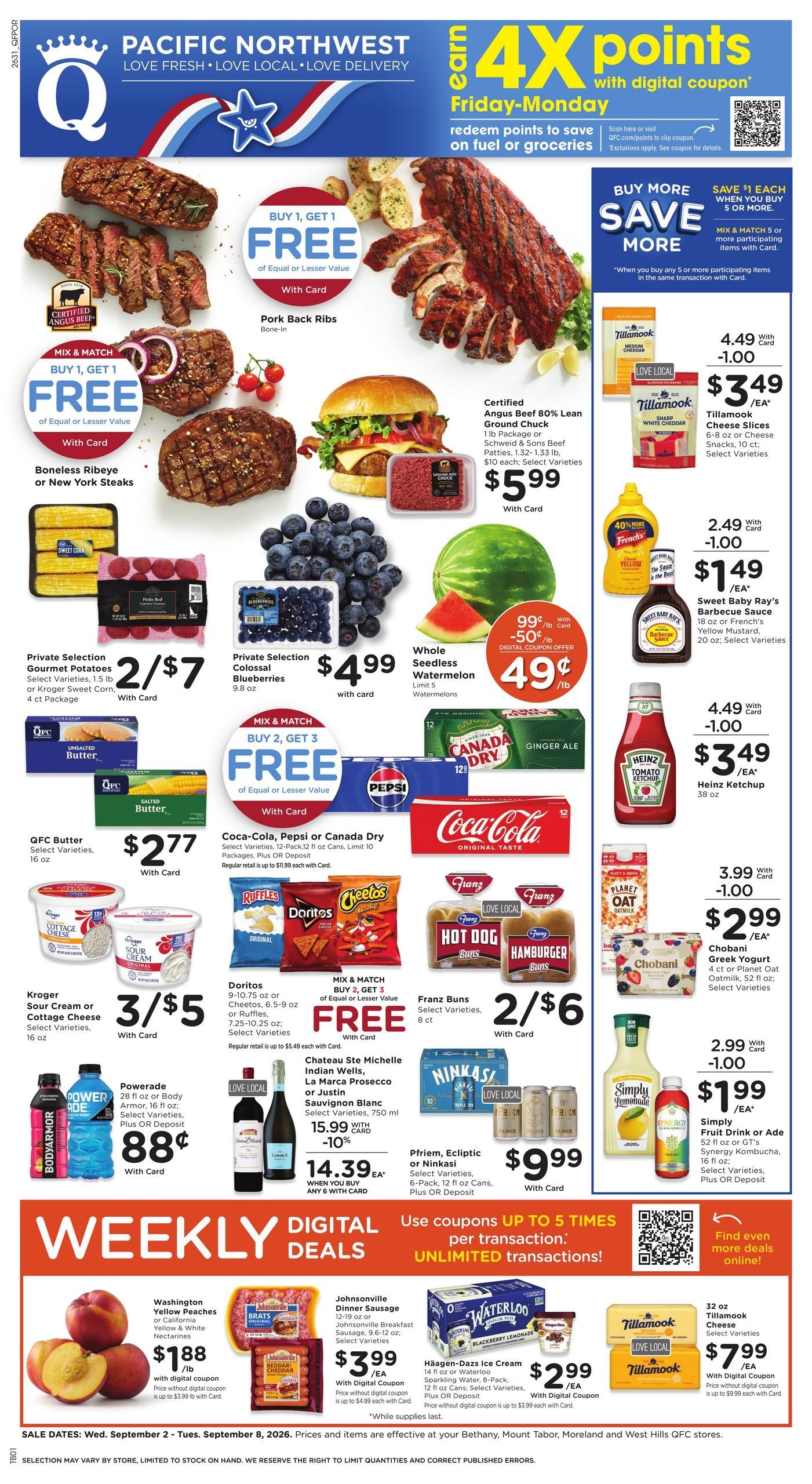 QFC (Portland Area, OR) Weekly Ad September 2 - 8, 2026