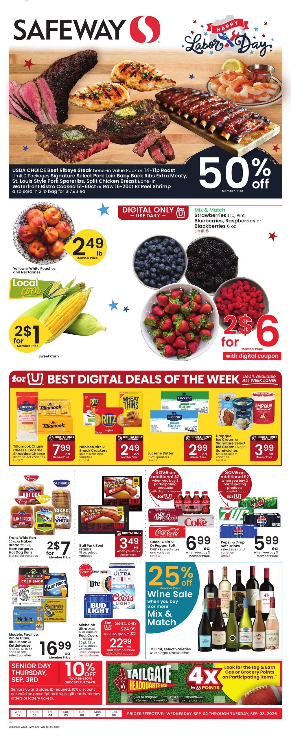 Safeway (Avon Area, MT) Weekly Ad September 2 - 8, 2026