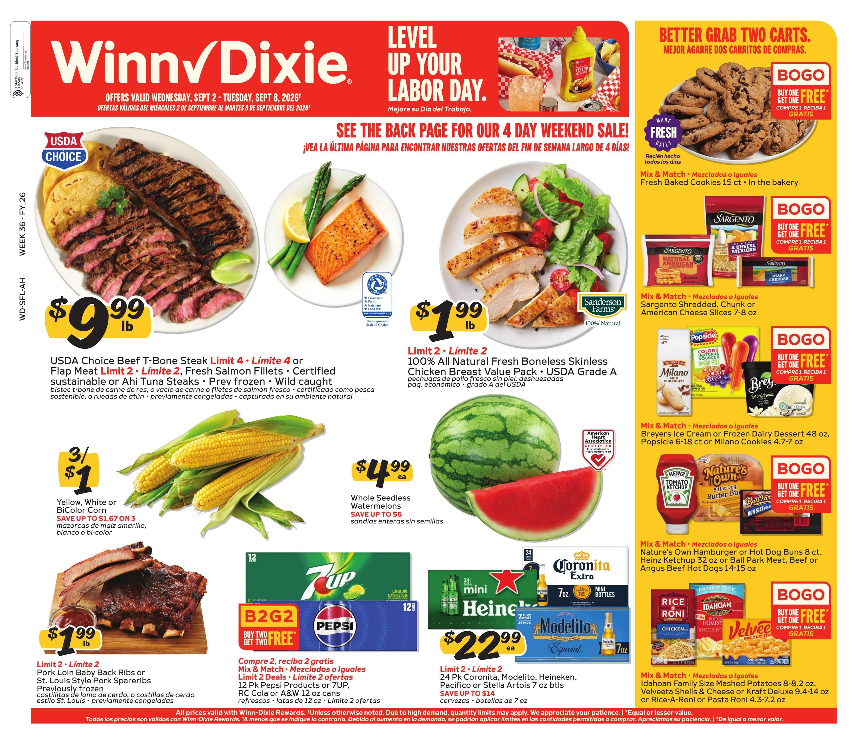 Winn-Dixie (Lakeland-Orlando Area, FL) Weekly Ad September 2 - 8, 2026