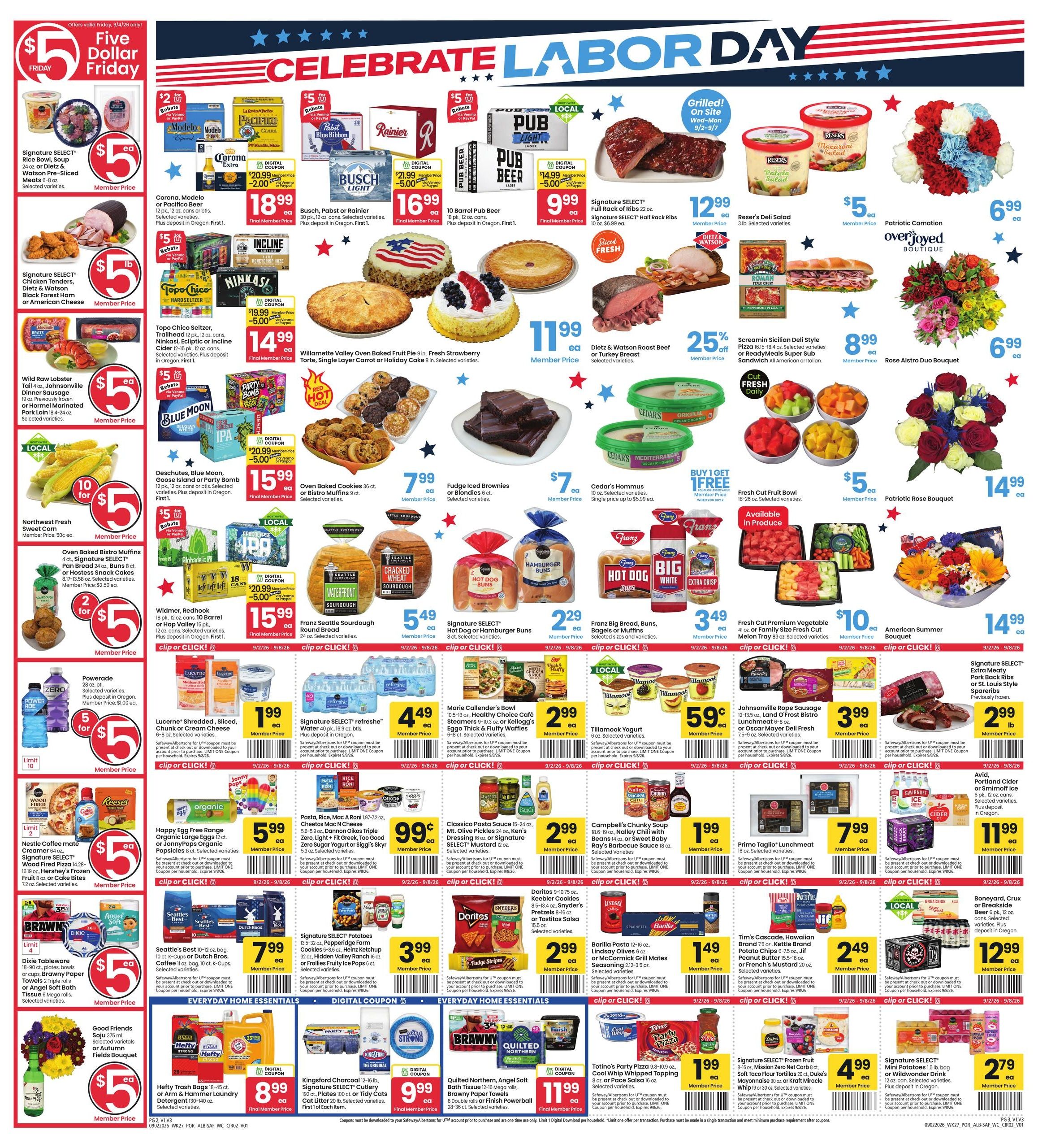 Safeway (Bend Area, OR) Weekly Ad September 2 - 8, 2026