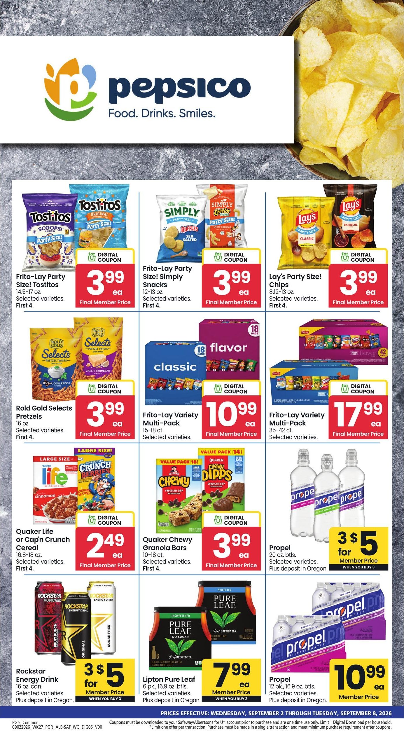 Safeway (Bend Area, OR) Weekly Ad September 2 - 8, 2026