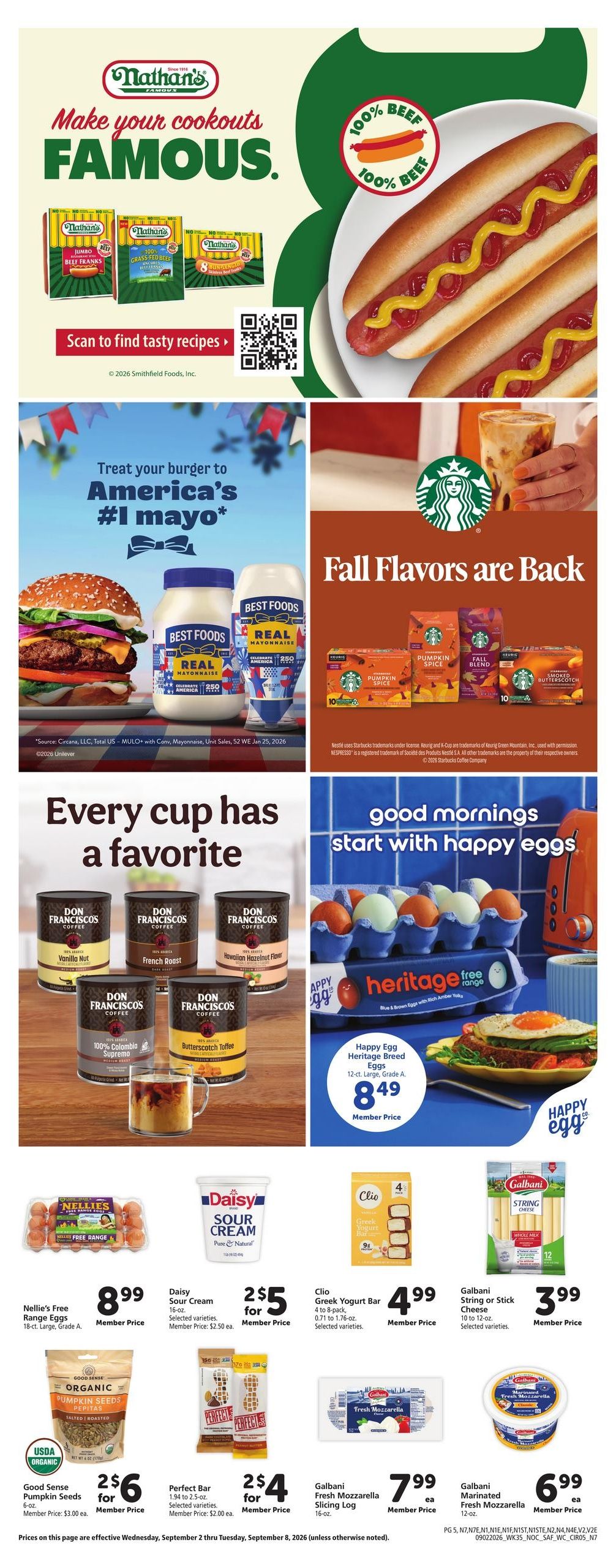 Safeway (Berkeley Area, CA) Weekly Ad September 2 - 8, 2026