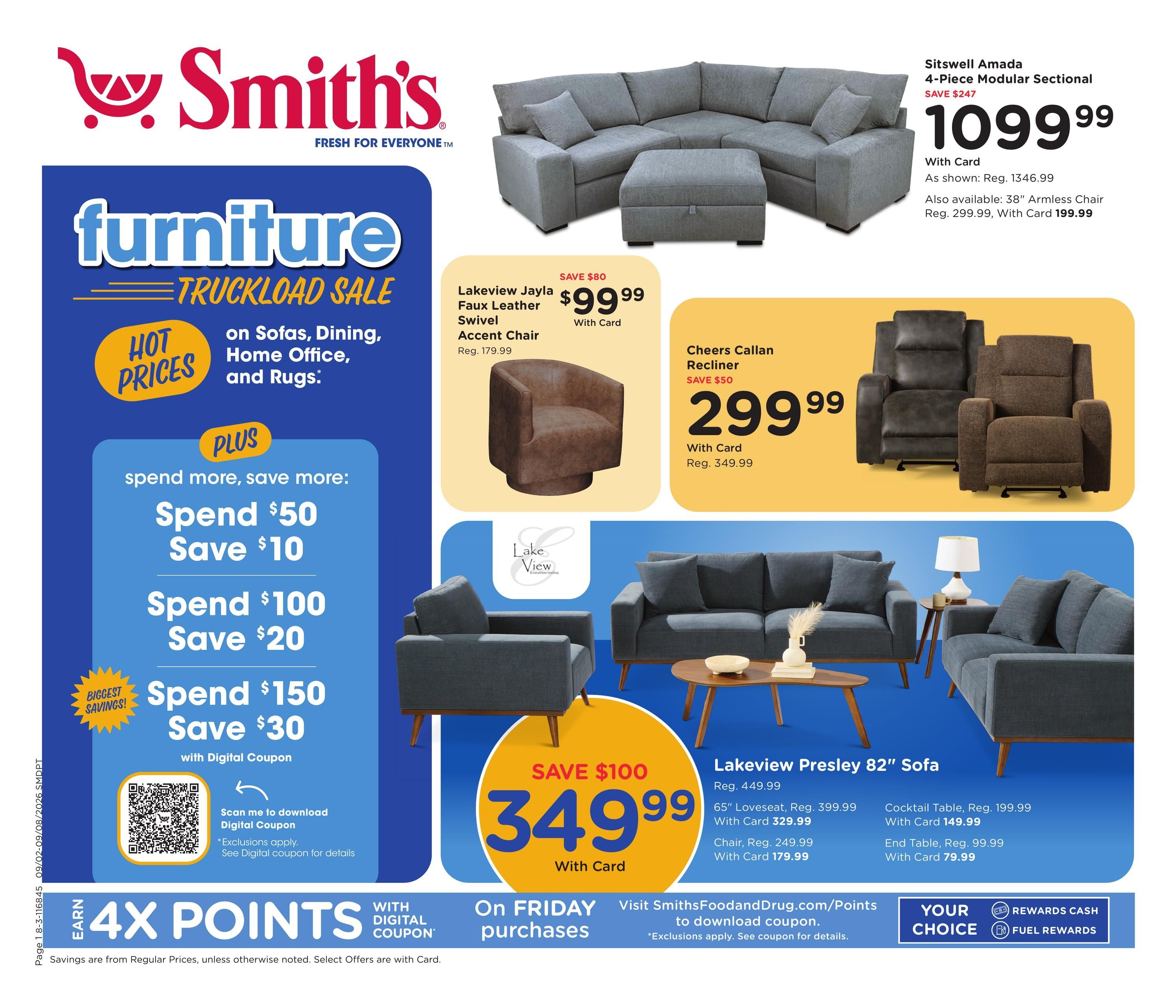 Smith's (Kamas Area, UT) Home & Apparel Weekly Ad September 2 - 8, 2026