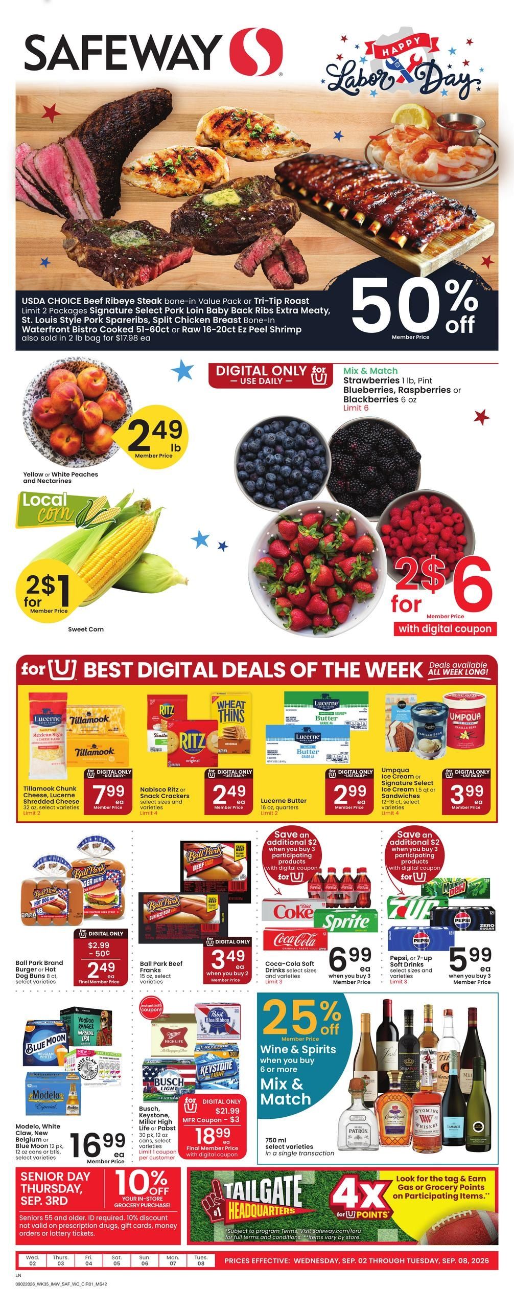 Safeway (Riverton Area, WY) Weekly Ad September 2 - 8, 2026
