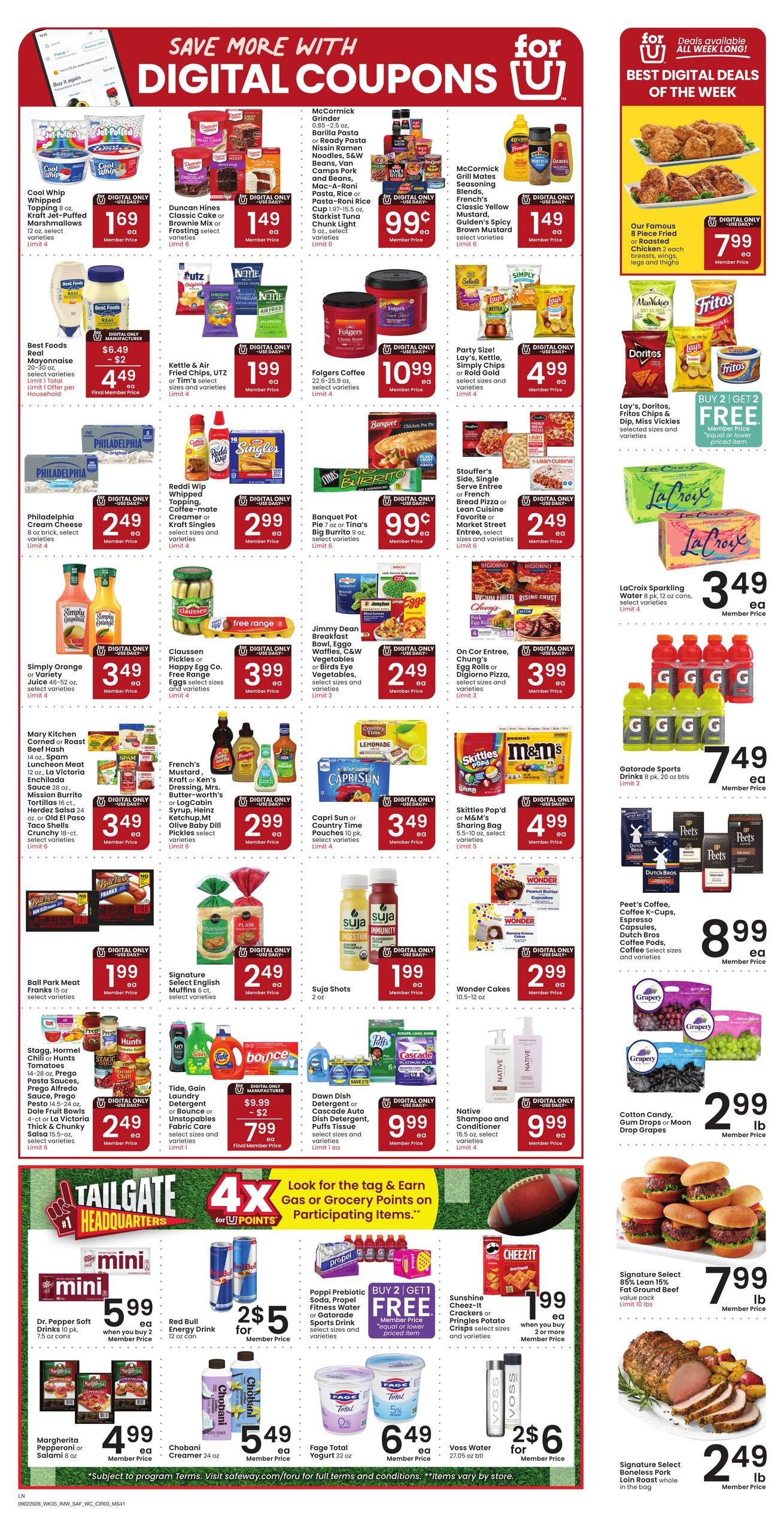 Safeway (Riverton Area, WY) Weekly Ad September 2 - 8, 2026