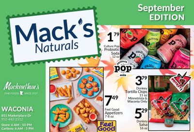 Mackenthun's Monthly Naturals Weekly Ad September 1 - 30, 2026