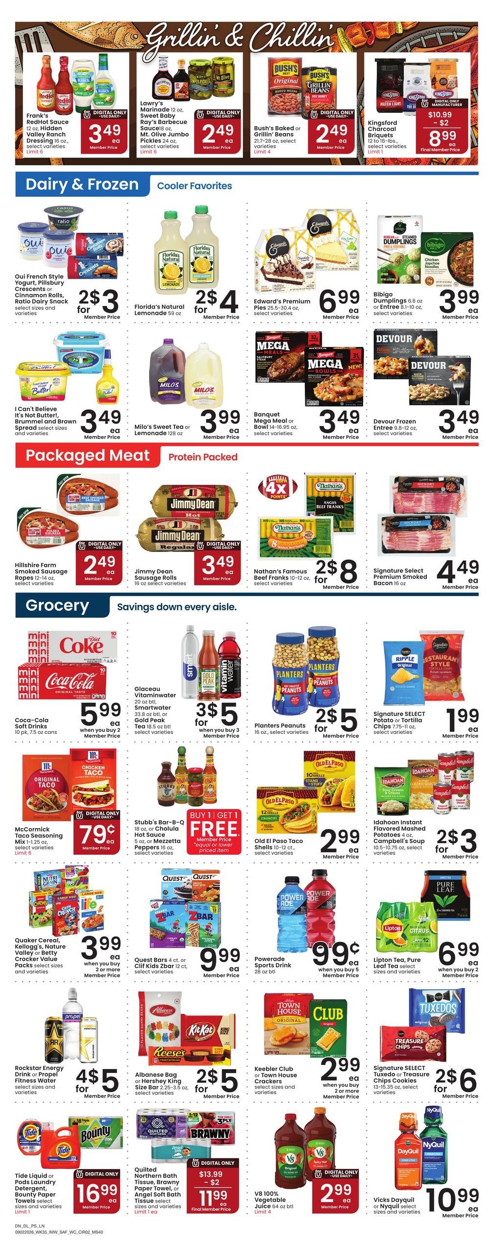Safeway (Hot Springs-Sheridan Area, MT) Weekly Ad September 2 - 8, 2026